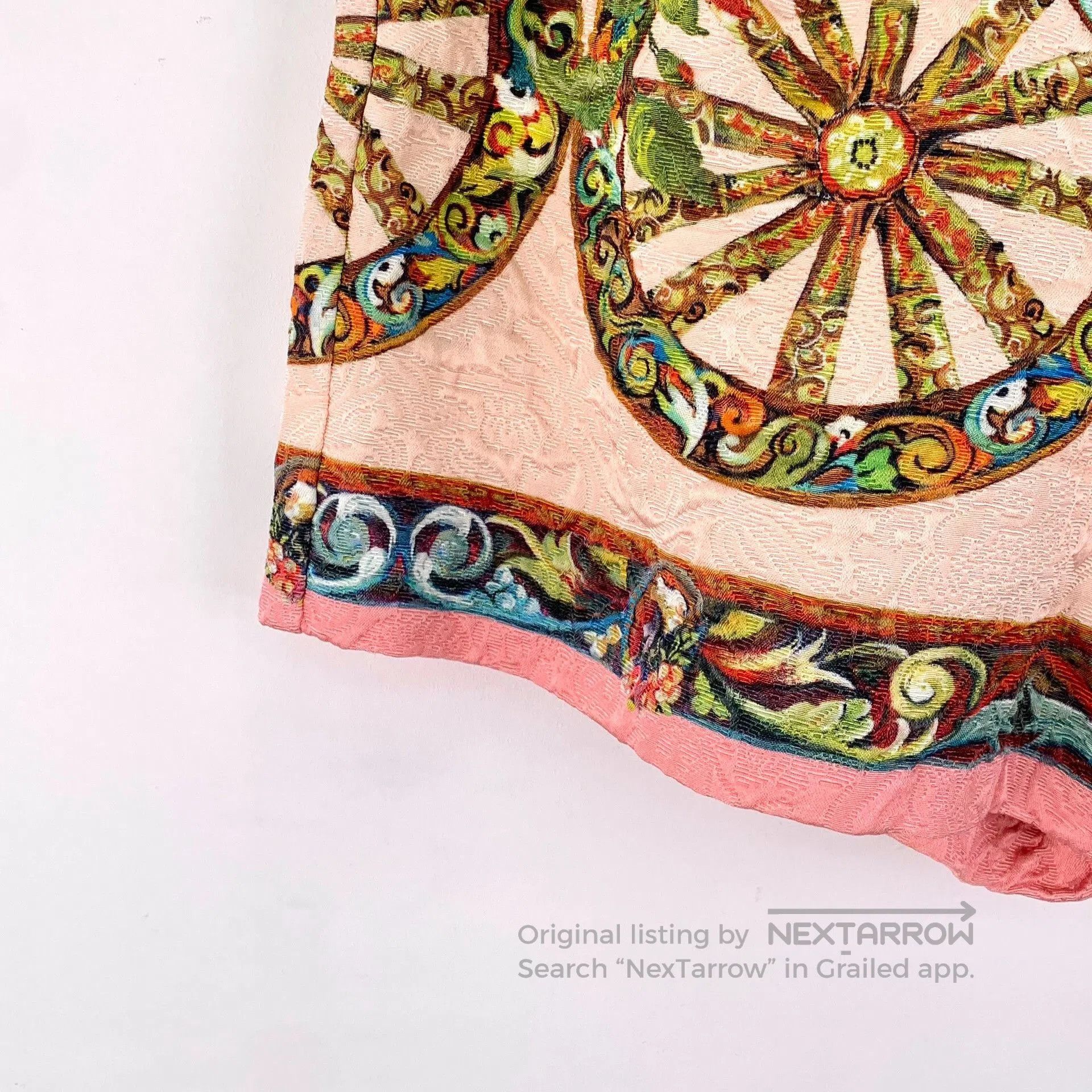 Dolce & Gabbana Dolce Gabbana Floral Print Cotton Shorts. Size 37" - 4 Thumbnail
