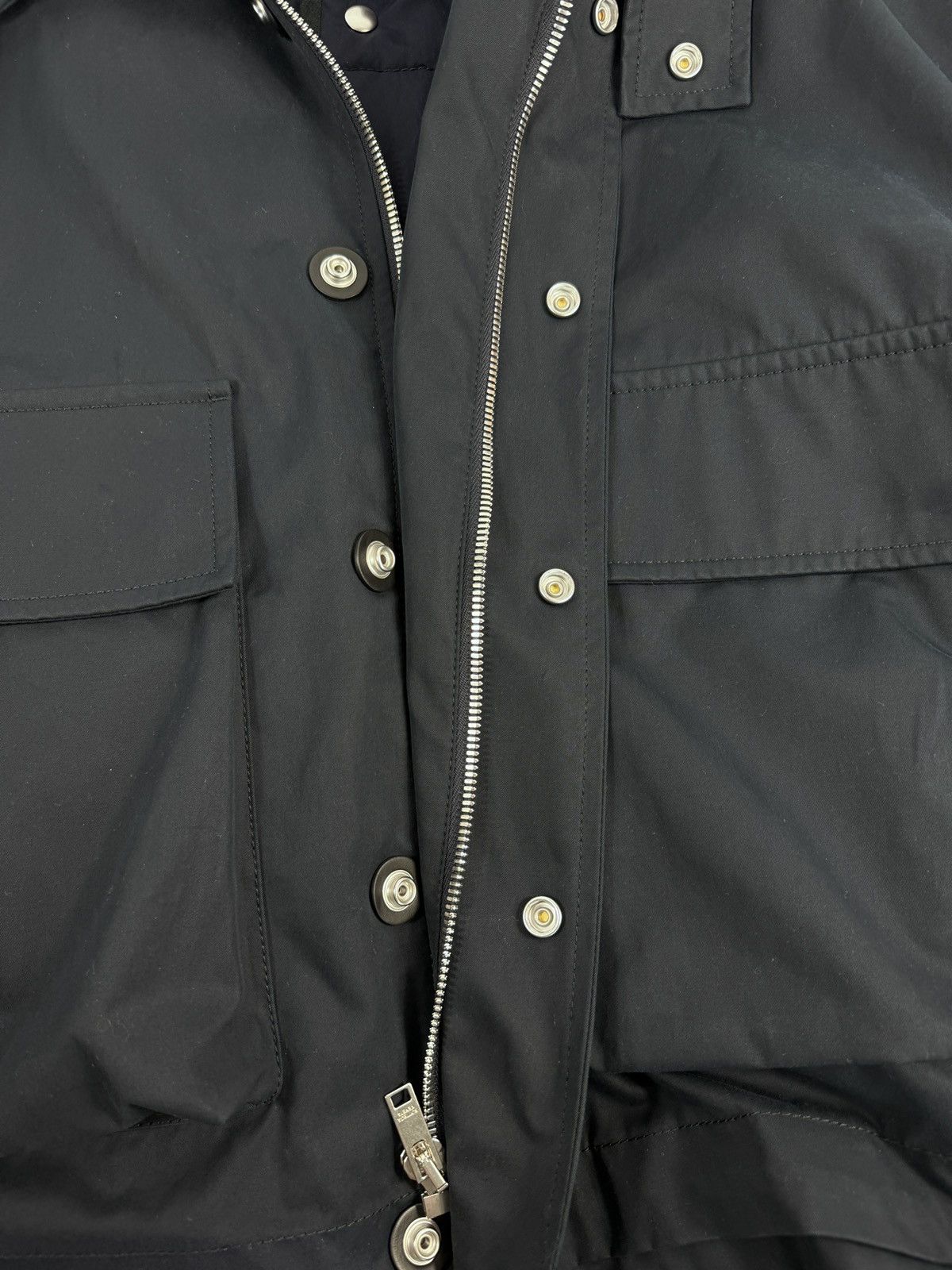 Bottega Veneta 2 IN 1 ZIP UP DOUBLE LAYER CROPPED JACKET Size US L / EU 52-54 / 3 - 11 Thumbnail