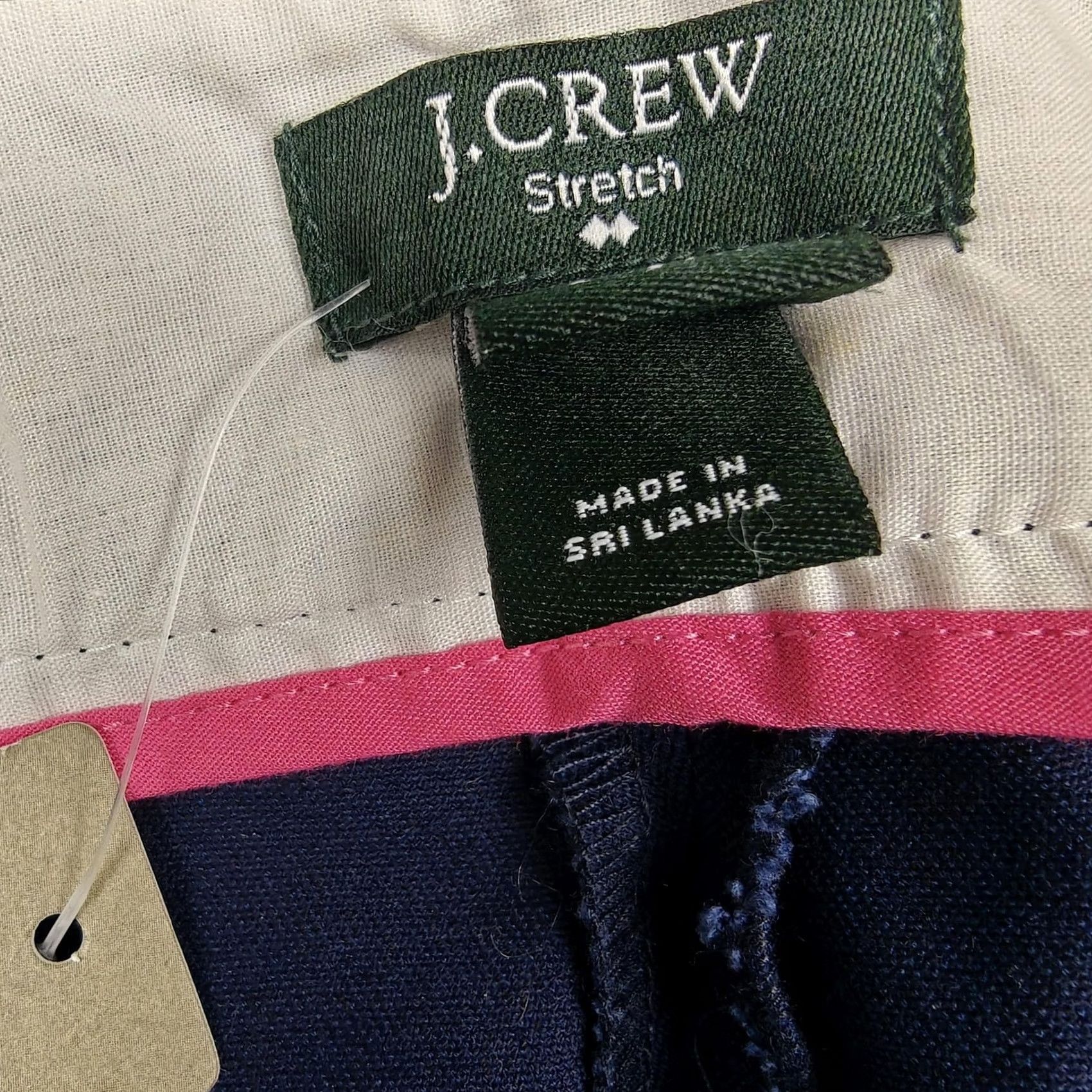 J.Crew J.CREW Pants Womens 0 Navy Blue Twill Winnie City Fit Slim Chino Stretch New Size 25" / US 0 / IT 36 - 4 Thumbnail
