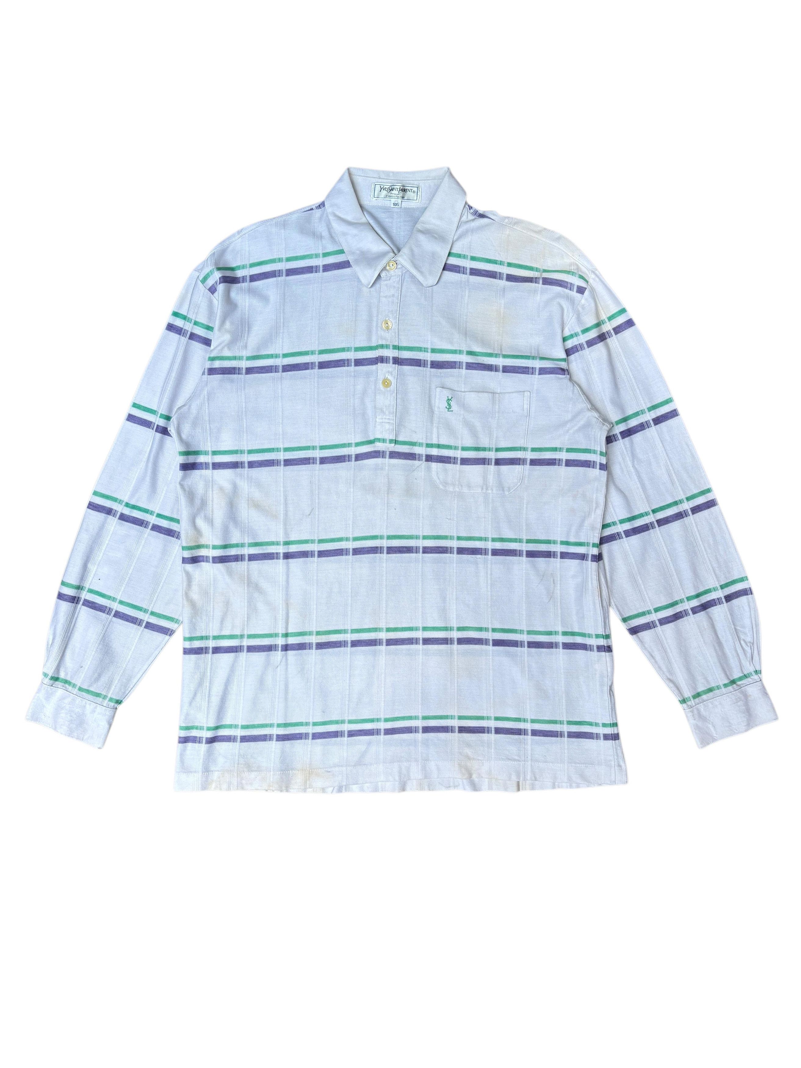 Yves Saint Laurent Vintage YSL Yves Saint Lauren monogram lined work jacket Size US M / EU 48-50 / 2 - 1 Thumbnail
