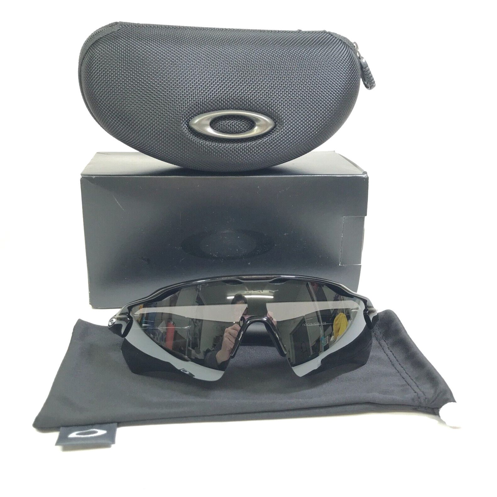 image of Oakley Sunglasses Radar Ev Path Oo9208-5238 Black Frames With Prizm Shield Lens in White, Men's