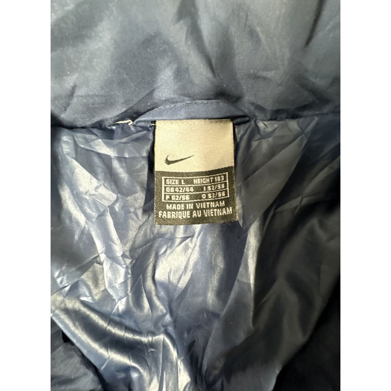 Nike Nike Jacket Mens L Blue Mid weight Puffer Full Zip Size Size US L / EU 52-54 / 3 - 5 Thumbnail