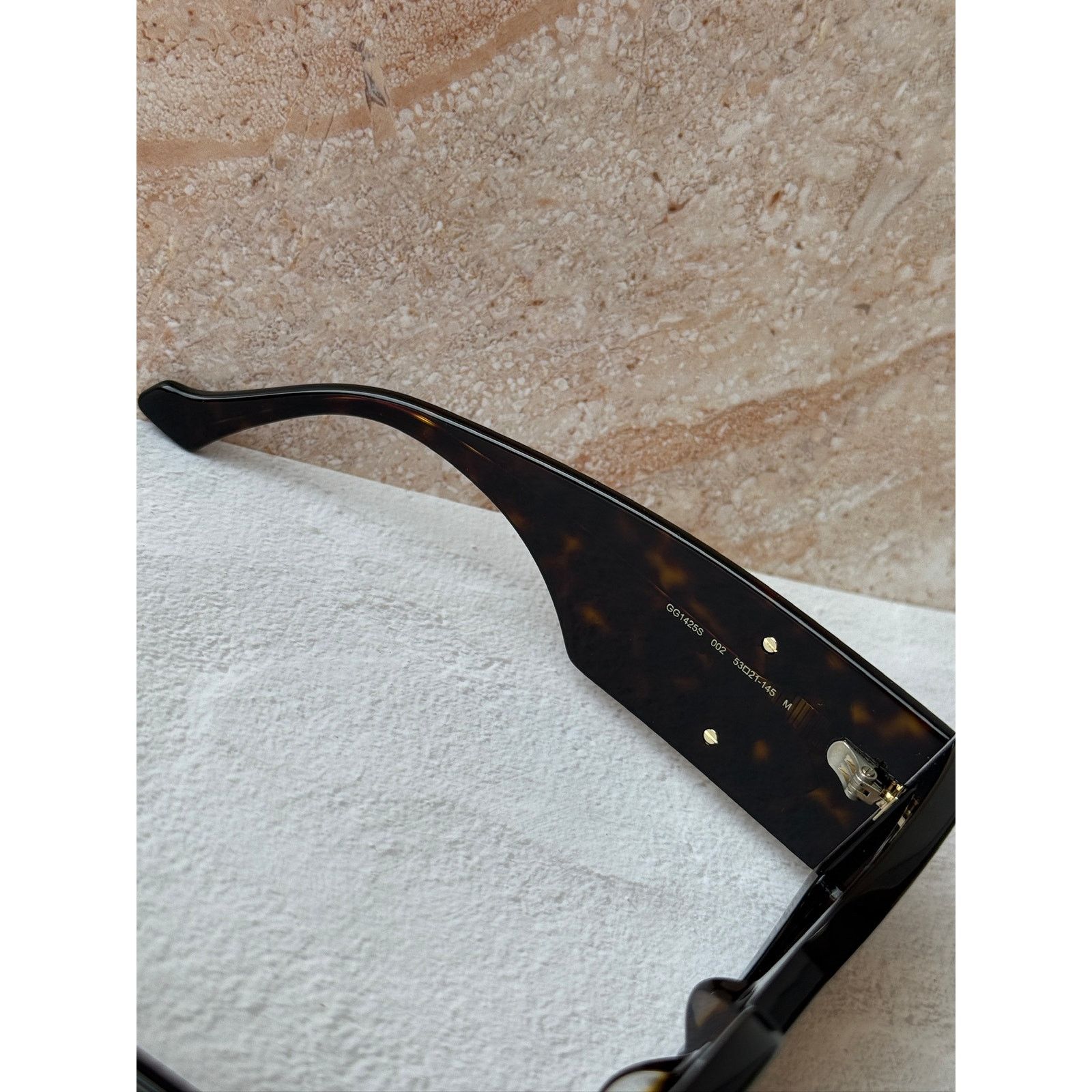 Gucci NEW Gucci GG1425S Havana Brown Marmont Sunglasses $535 Size ONE SIZE - 8 Thumbnail