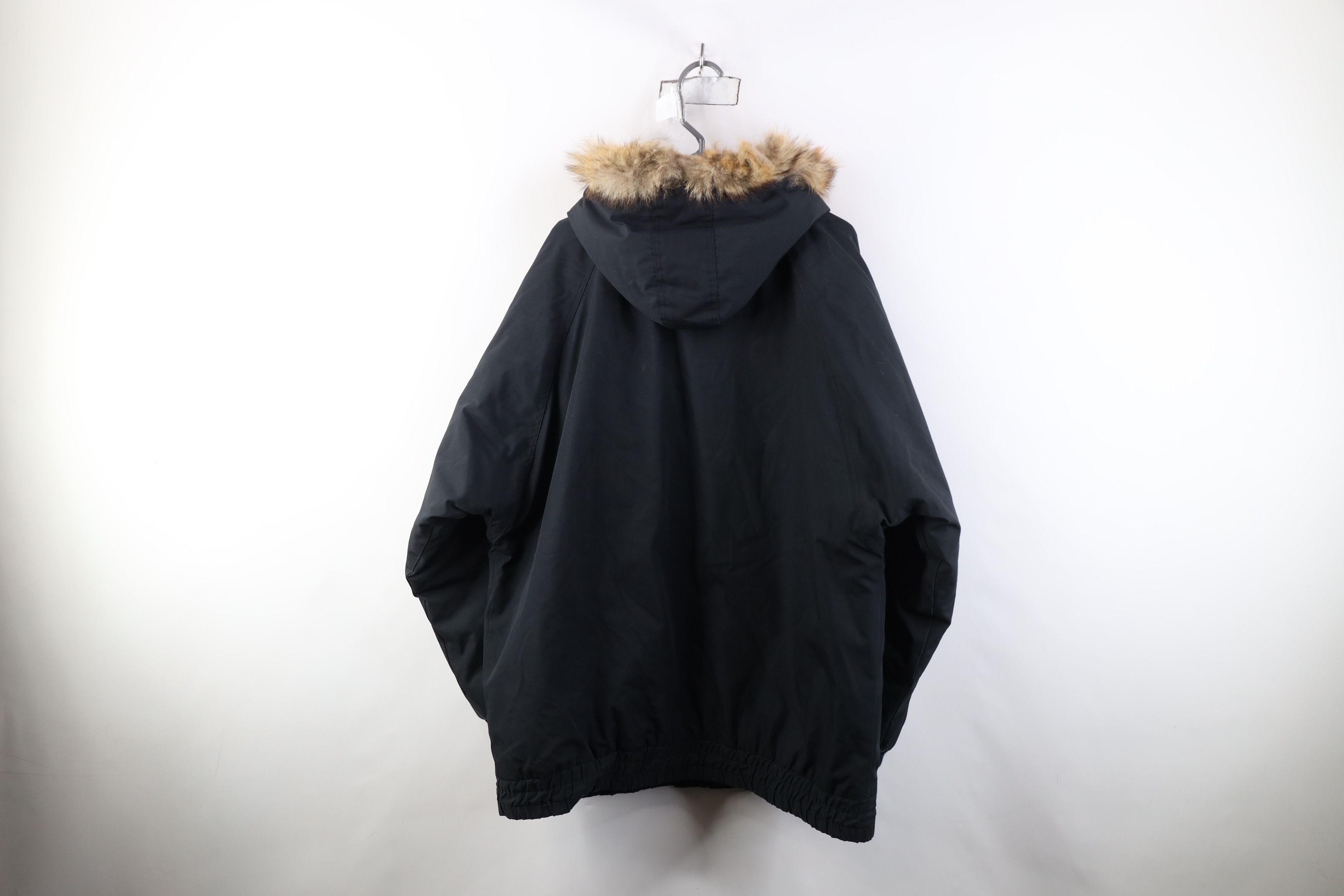 Vintage Vintage 90s Streetwear Fox Tail Fur Quilted Hooded Jacket Size US XXL / EU 58 / 5 - 14 Thumbnail