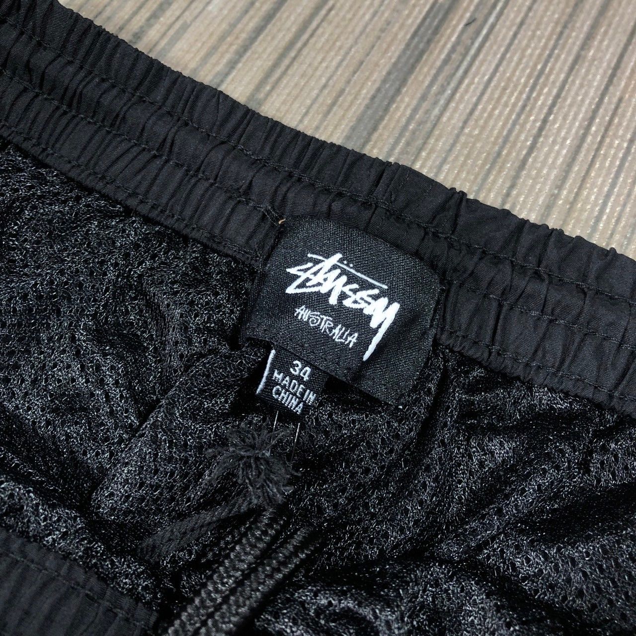 Stussy × Vintage Stussy Curly S Shorts Size US 34 / EU 50 - 4 Thumbnail