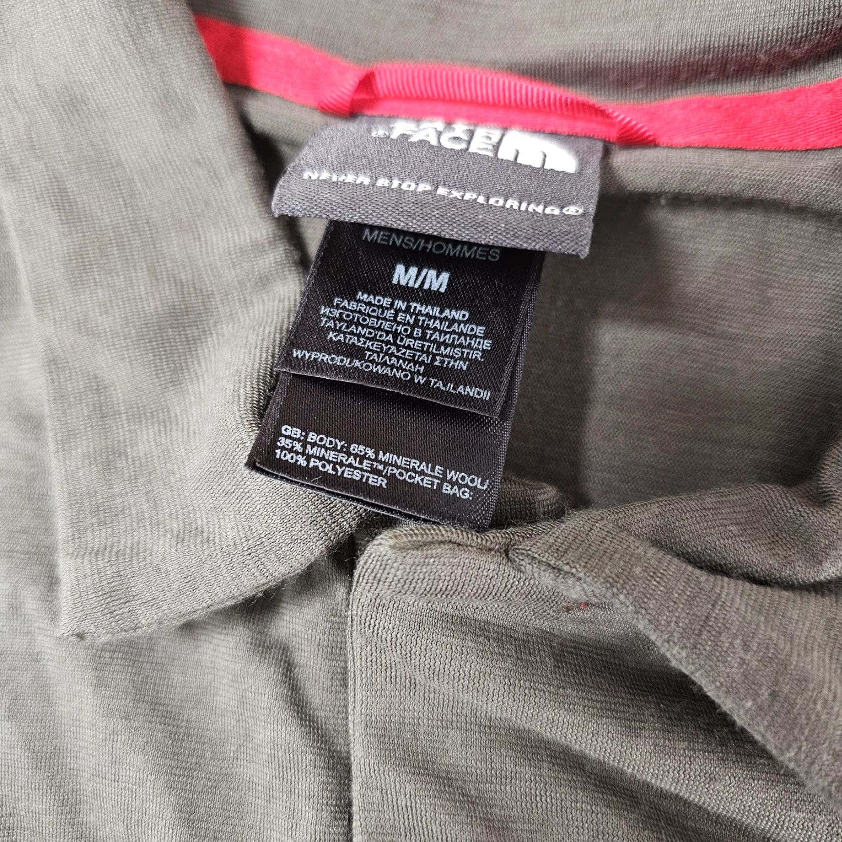The North Face The North Face Polo Shirt Mens Medium Green Minerale Wool Blend Outdoor Casual Shirt Size US M / EU 48-50 / 2 - 5 Thumbnail