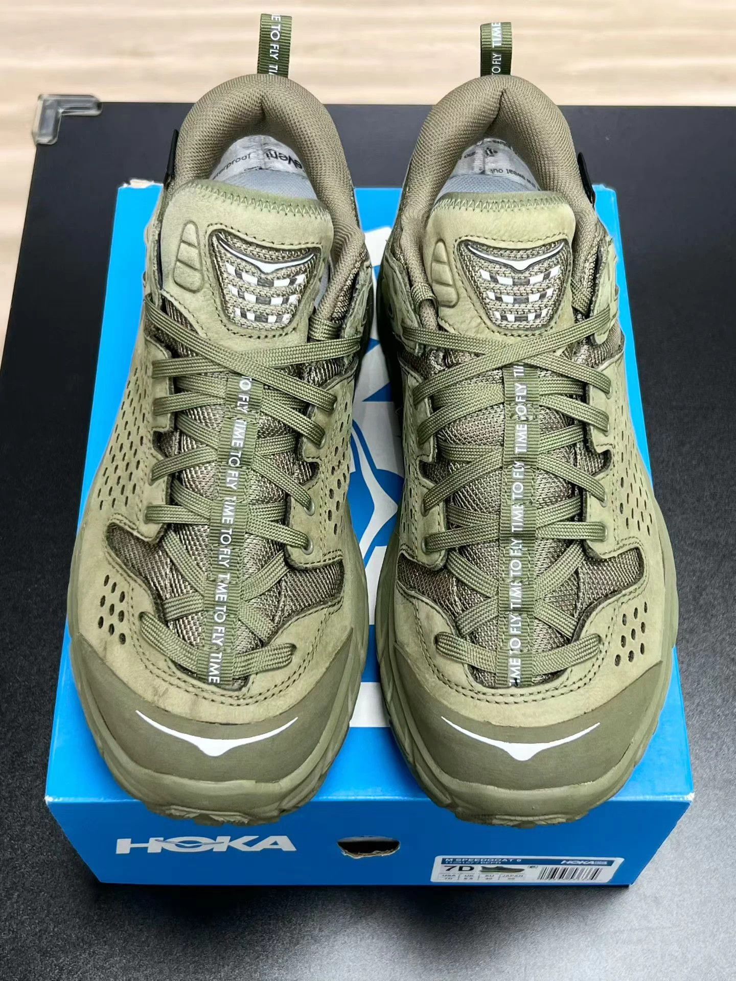 Hoka HOKA ONE Transport Olive Green 41 Like New Boxed Size US 8 / EU 41 - 3 Thumbnail