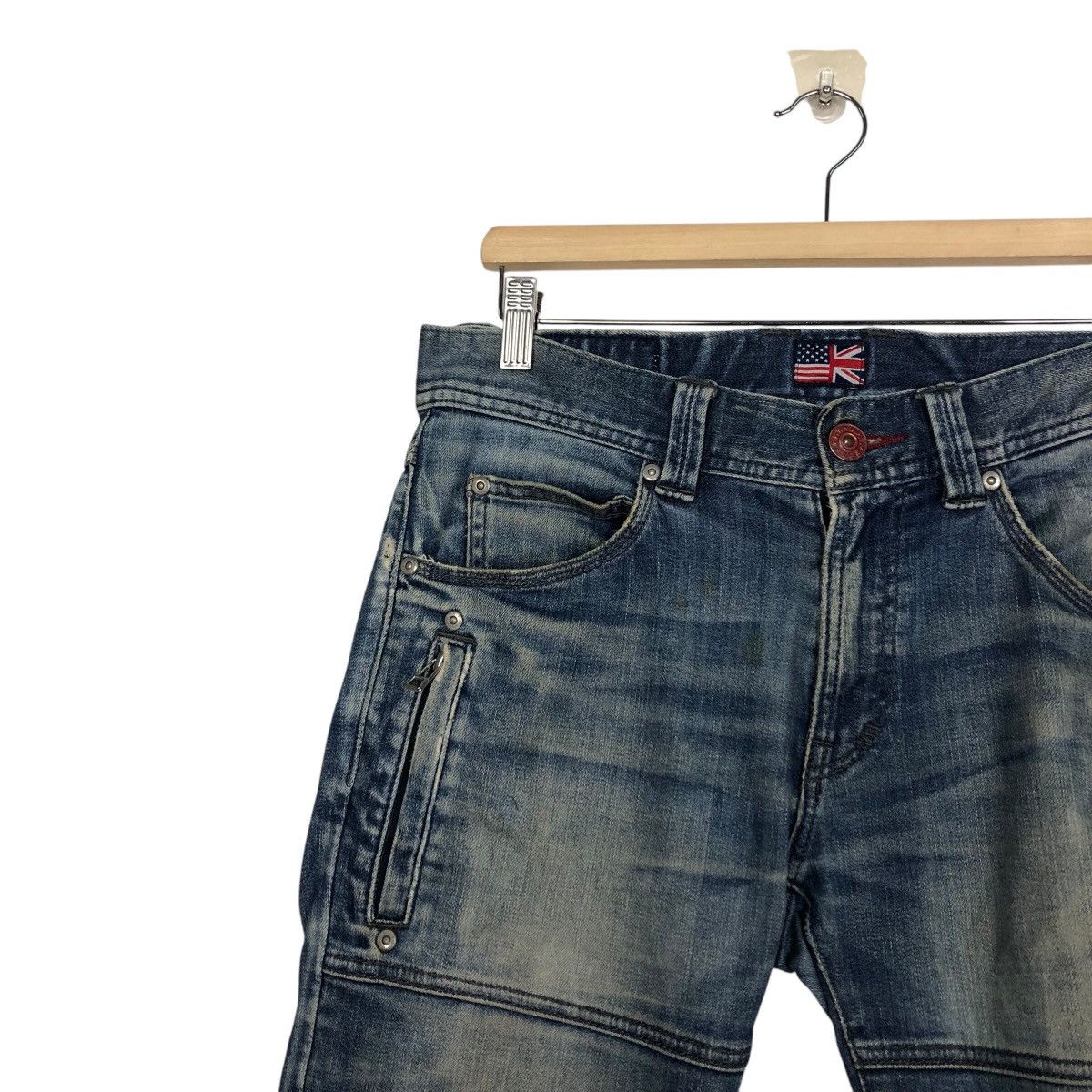 Japanese Brand 📌Vintage Denim Pants Biker Rupert Japan Size US 32 / EU 48 - 8 Thumbnail