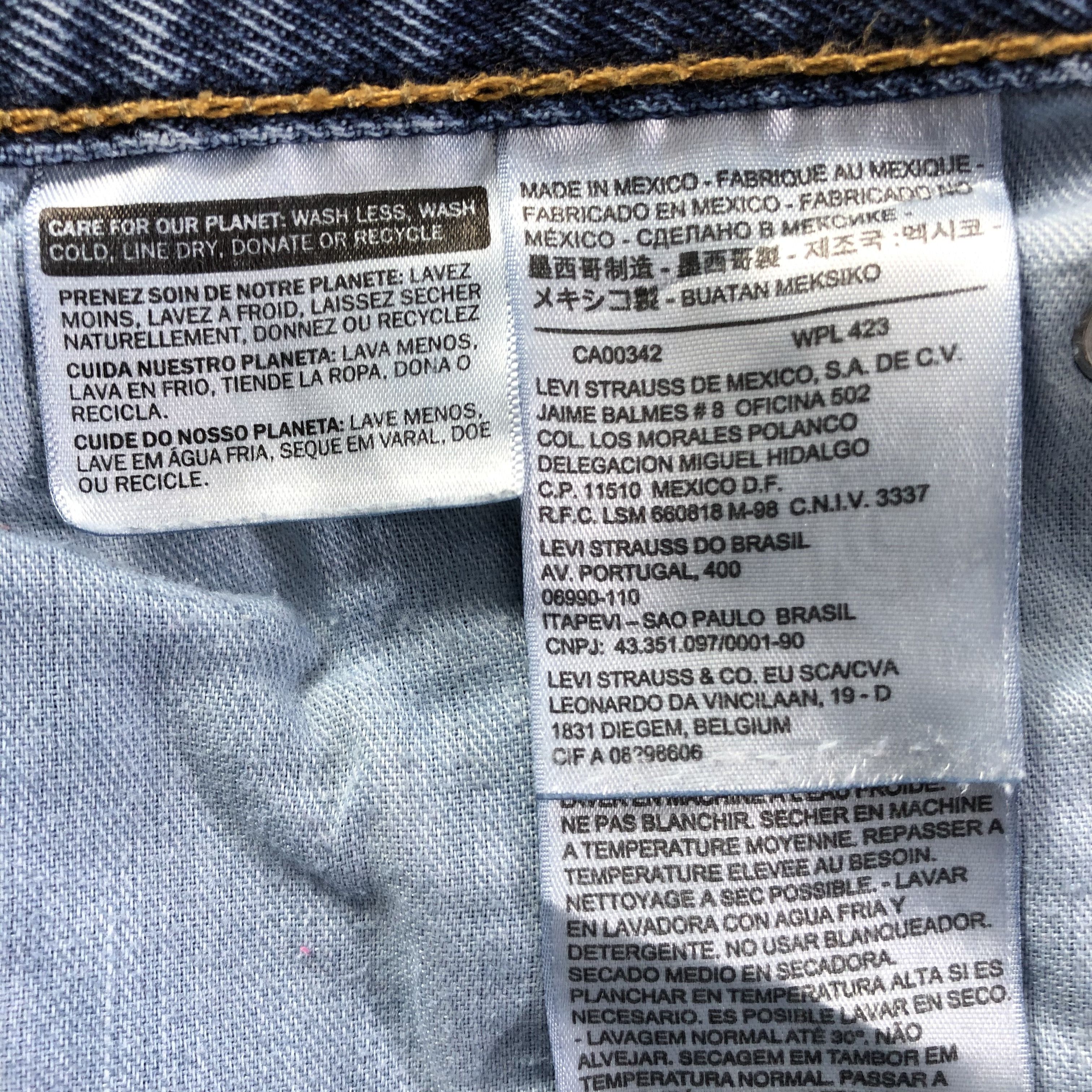 Levi's Vintage Blue Wash Levis 505 Jeans-J3473 Size US 31 - 9 Thumbnail