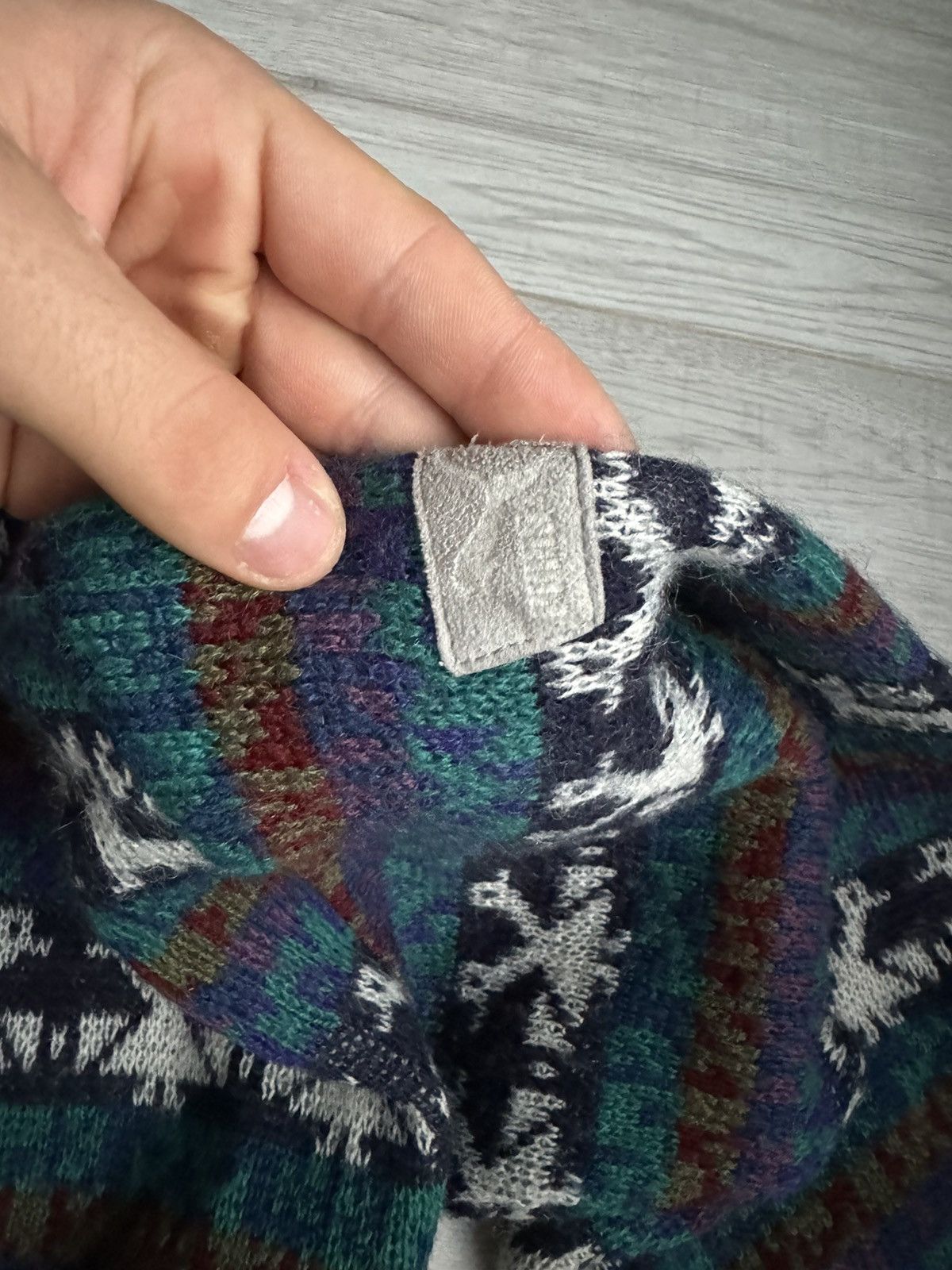 Puma × Vintage Vintage Puma Wool Sweater made in Italy Aztec Navajo style Size US M / EU 48-50 / 2 - 4 Thumbnail