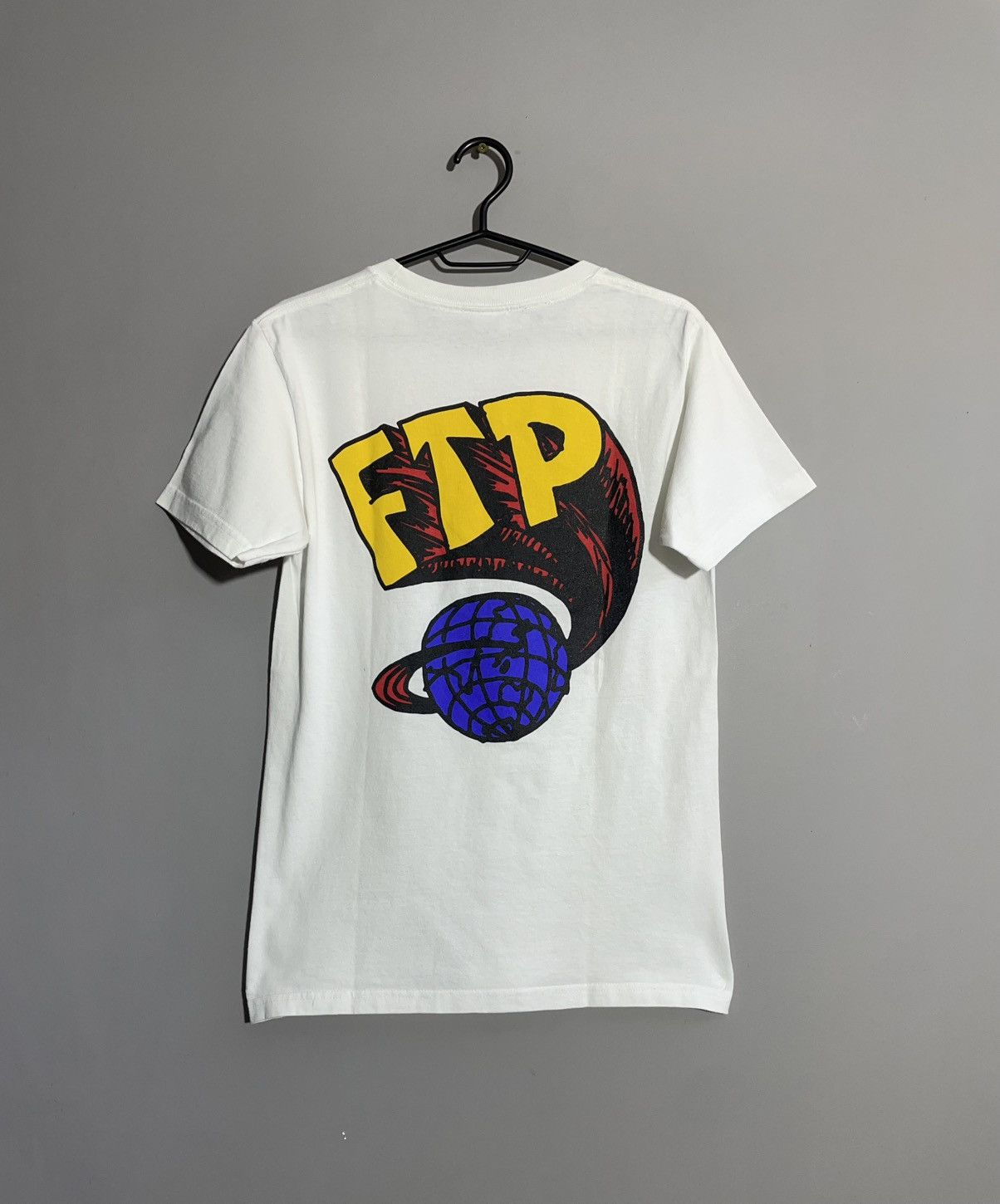 Fuck The Population FTP Earth Logo White tshirt size S Size US S / EU 44-46 / 1 - 1 Thumbnail