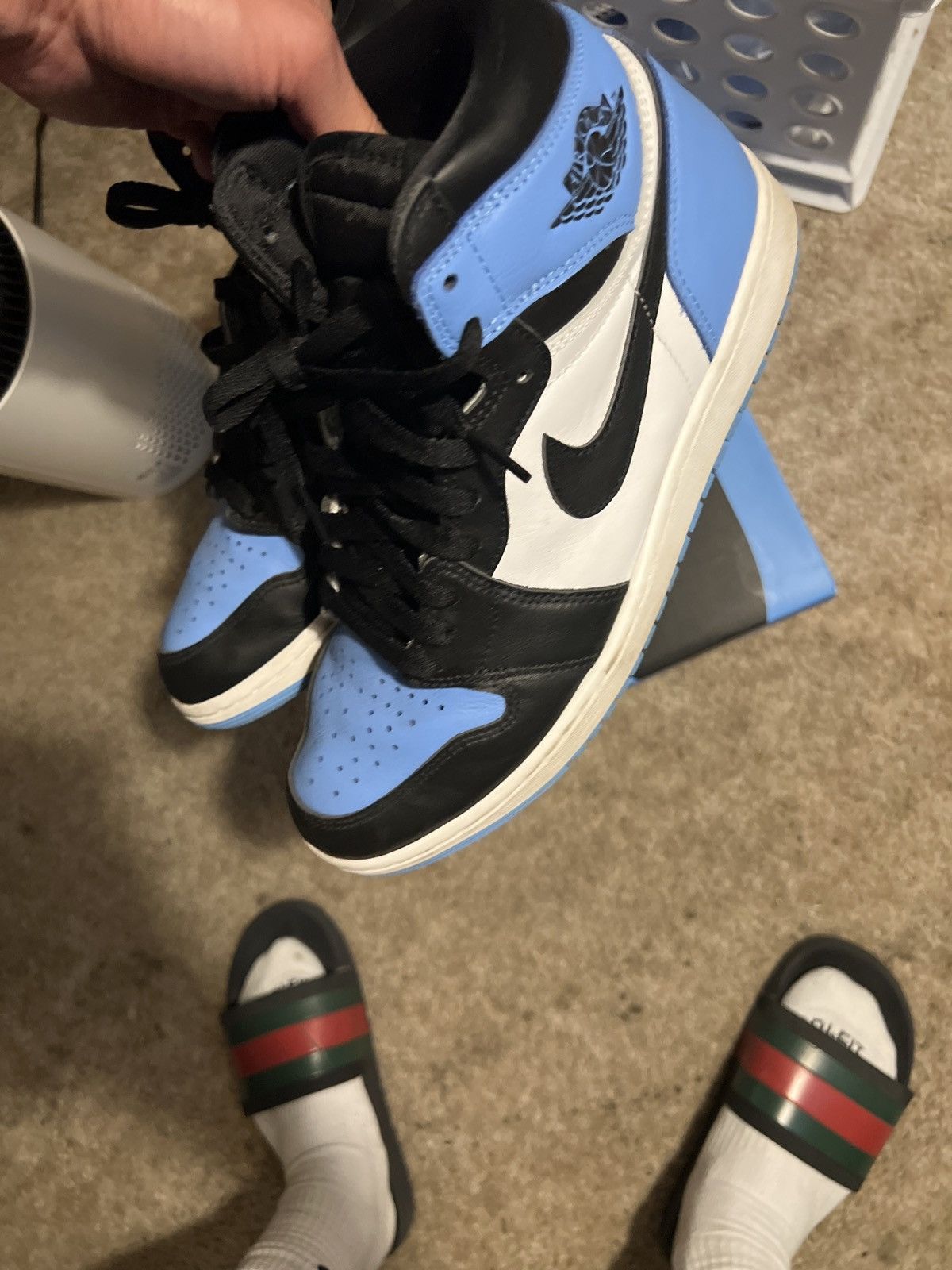 Jordan Brand × Nike Nike air jordan 1 unc toe Size US 9.5 / EU 42-43 - 6 Thumbnail