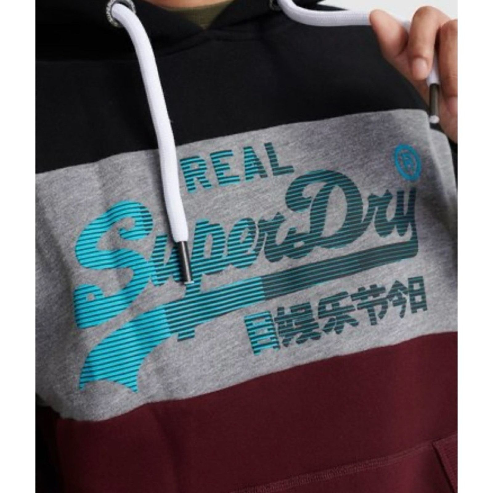 Superdry SUPERDRY • Vintage Logo 1st Panel Pullover Hoodie Size US L / EU 52-54 / 3 - 4 Thumbnail