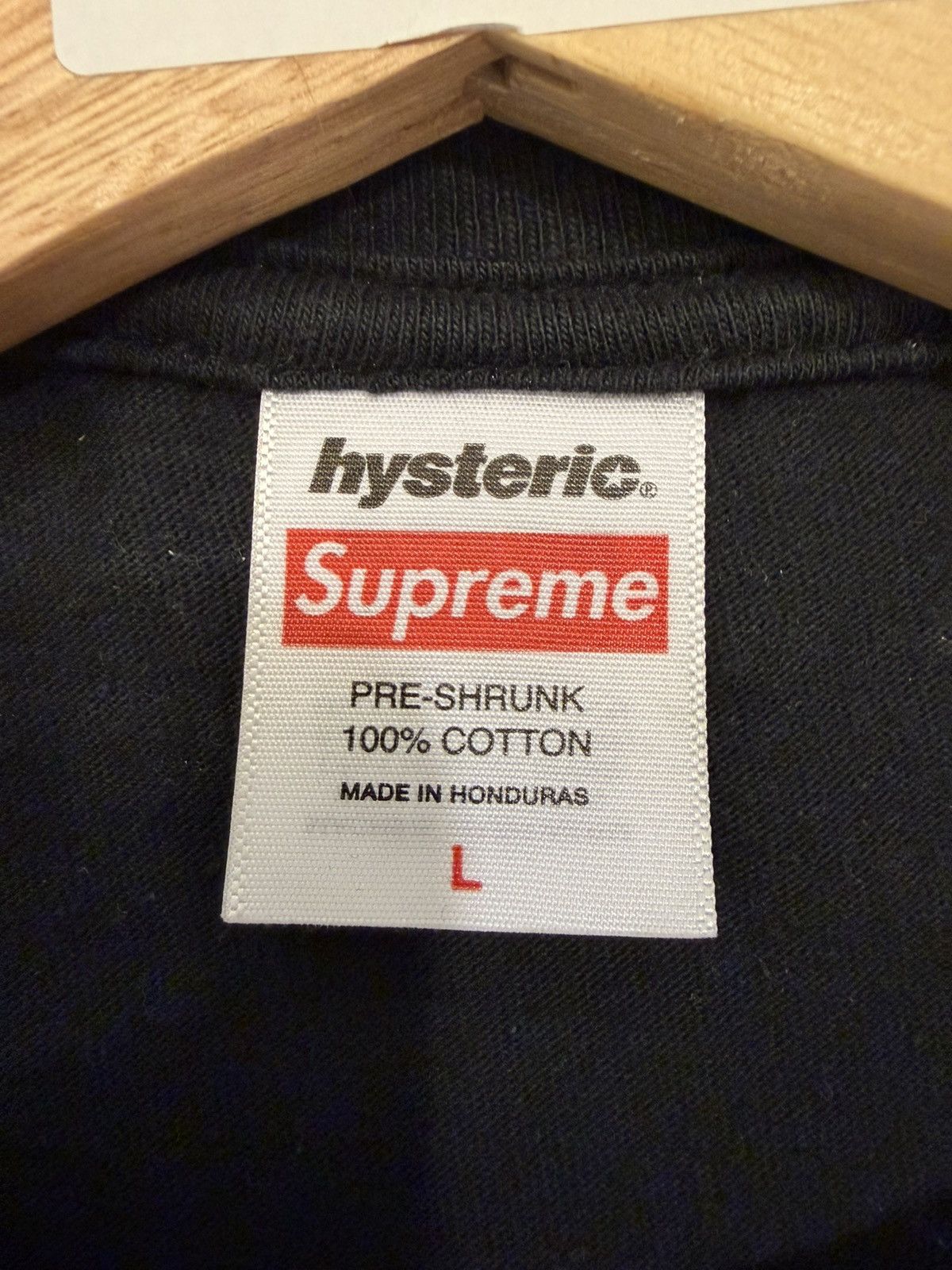 Hysteric Glamour × Supreme Supreme x Hysteric Glamour Pin Up Tee - Black Size US L / EU 52-54 / 3 - 3 Thumbnail