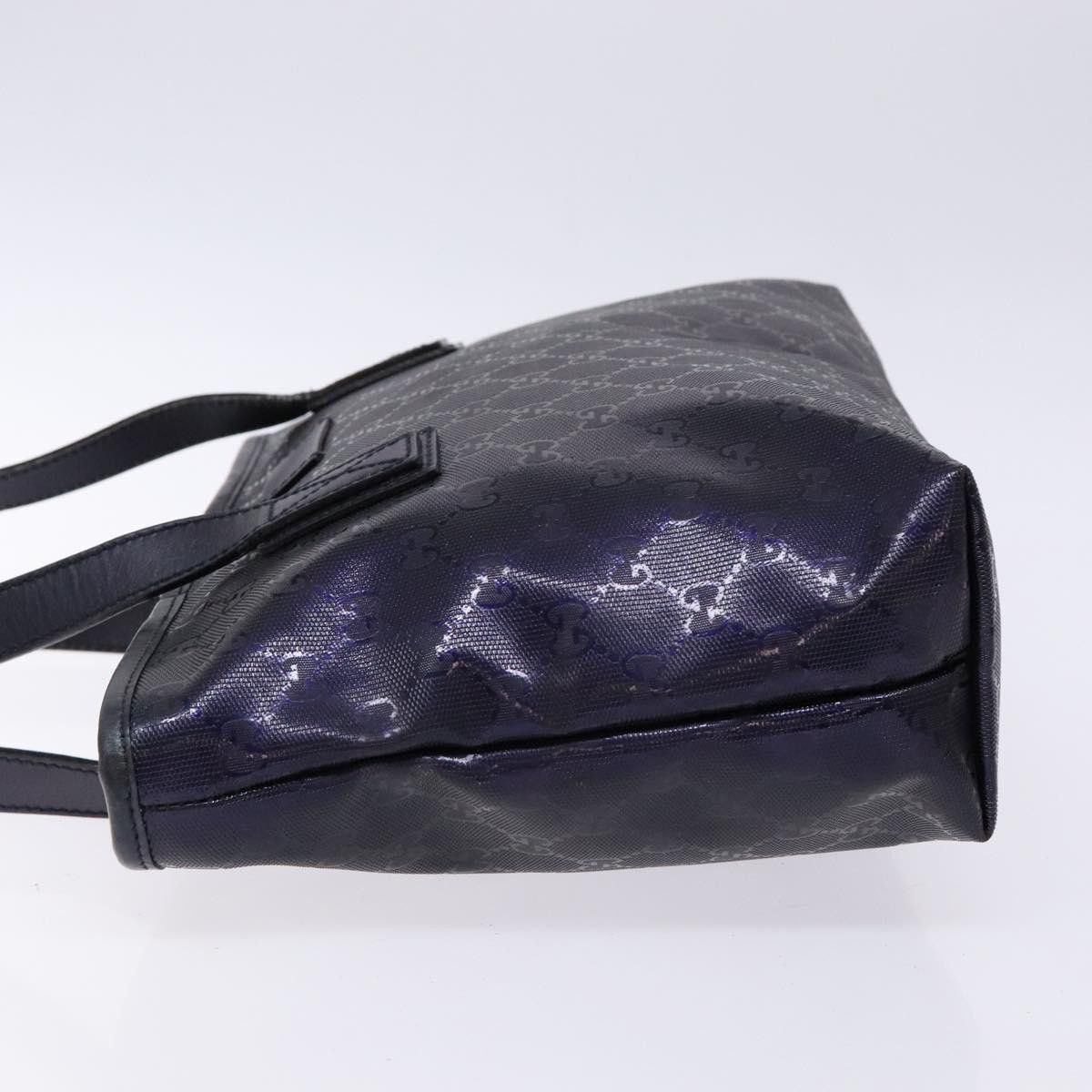 Gucci GUCCI GG Implementation Tote Bag Pvc Navy Silver Size ONE SIZE - 5 Thumbnail