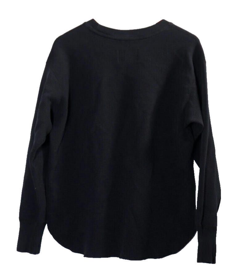 Reigning Champ Reigning Champ Women Small Black Flatback Thermal Shirt Top Size S / US 4 / IT 40 - 11 Thumbnail