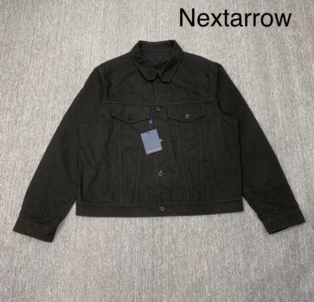 Louis Vuitton Louis Vuitton Black floral jacket with dark patterns jacket Size US XL / EU 56 / 4 - 1 Thumbnail