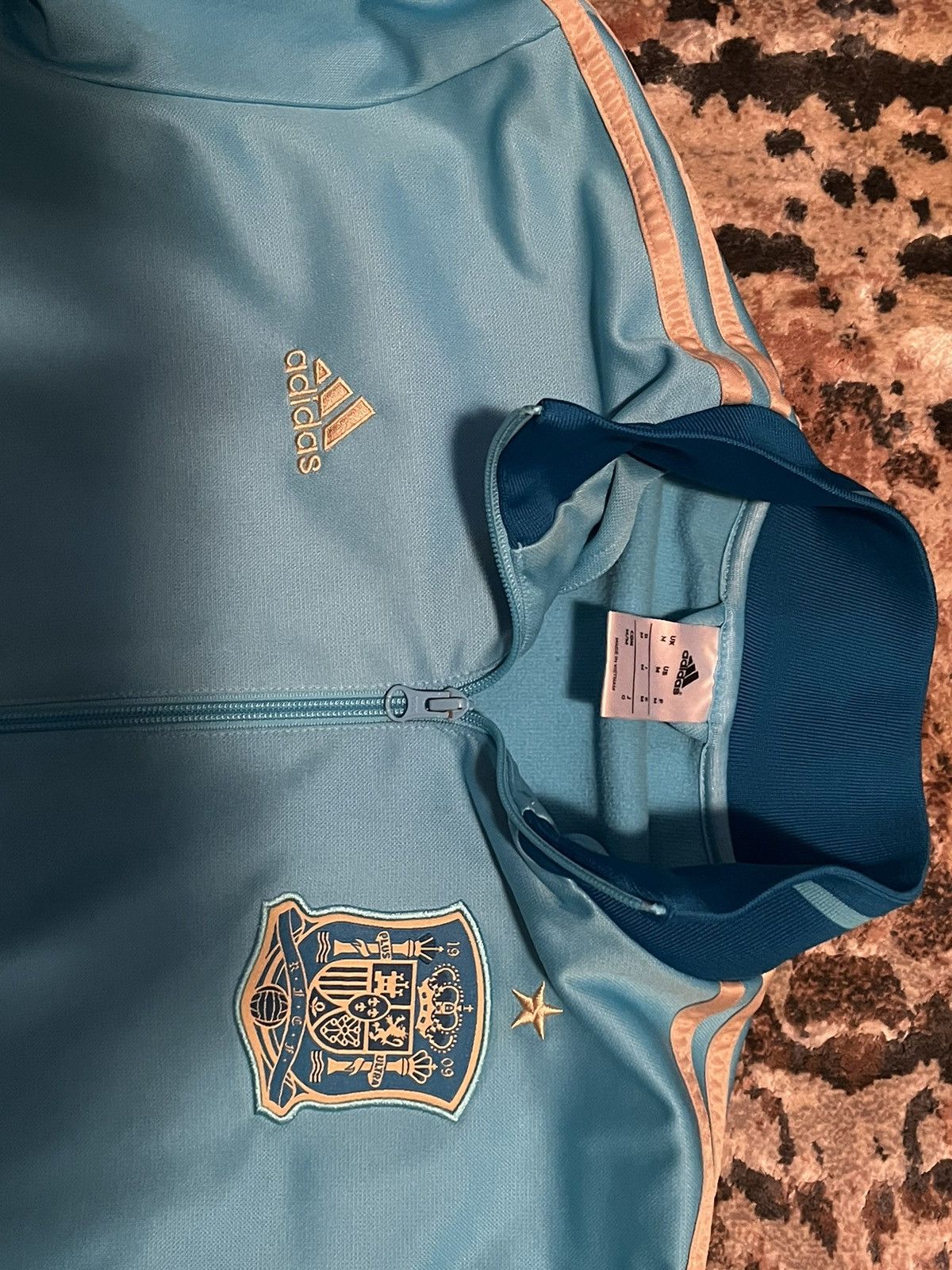 Adidas Adidas Spain Soccer/Football Goalkeeper Zipup Sweatshirt Size US M / EU 48-50 / 2 - 3 Thumbnail