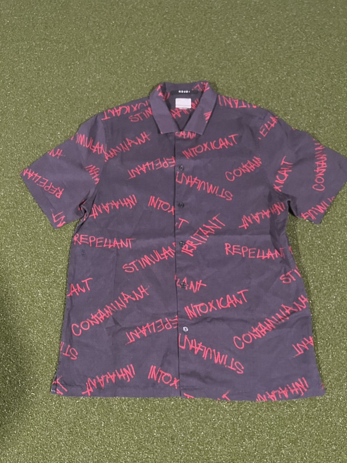 Ksubi Ksubi “Intoxicant” Short Sleeve Shirt Size US M / EU 48-50 / 2 - 1 Thumbnail