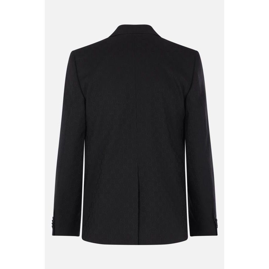 Gucci GUCCI GG Black Wool Blend Jacket New & Authentic (Men's size Size US S / EU 44-46 / 1 - 2 Thumbnail
