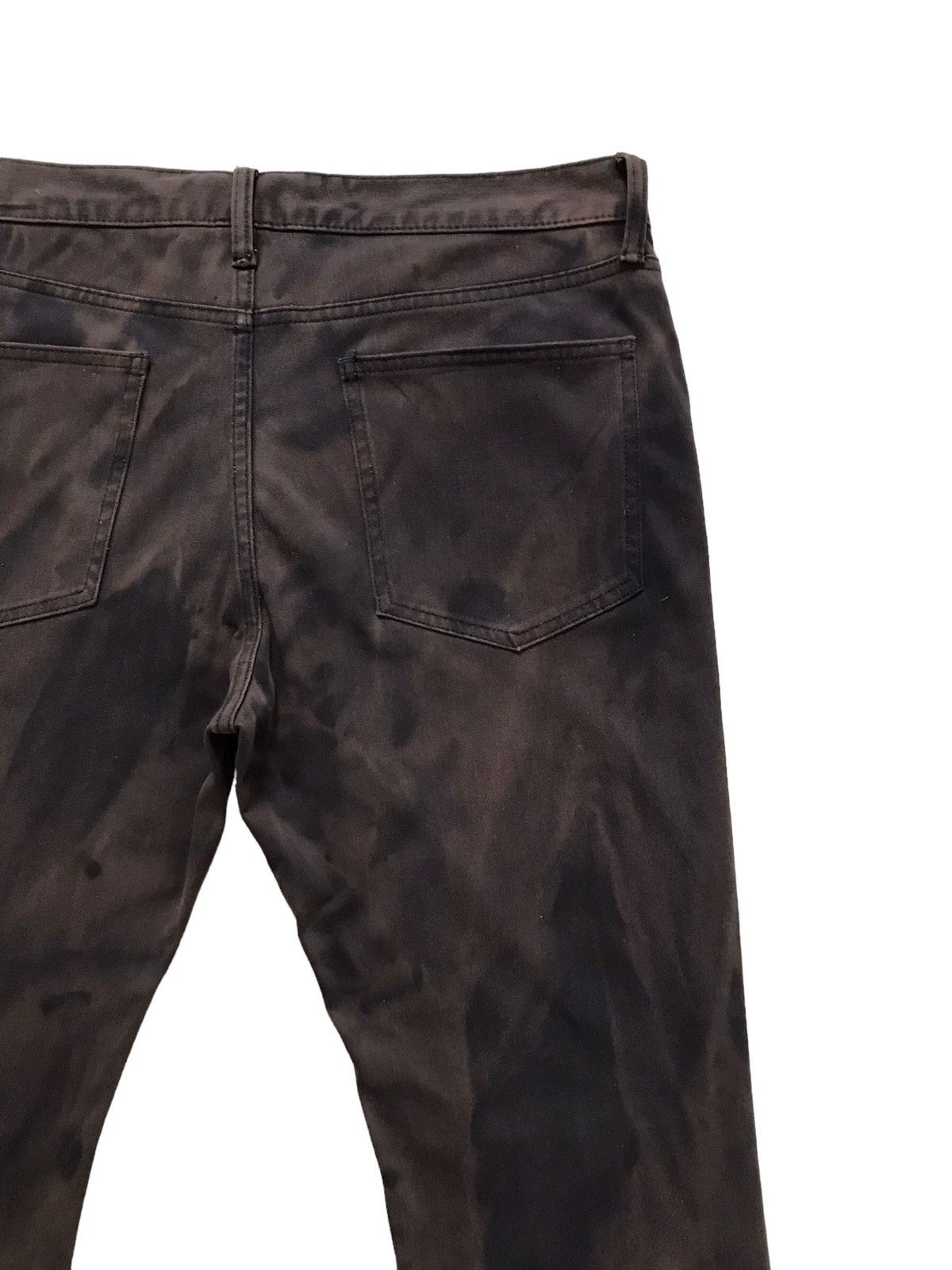 Japanese Brand GU Wonder Shape Acid Wash The Circle Stretch Pants Size US 34 / EU 50 - 10 Thumbnail