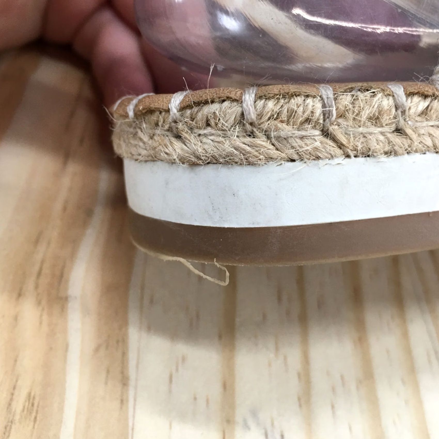 Vintage Universal Thread Mae Sandals Womens 6 Casual Slip On Espadrille Mule Flats Brown Size US 6 / IT 36 - 4 Thumbnail