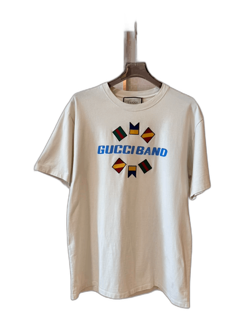 Gucci gucci flag print short sleeve t-shirt-2507 Size US L / EU 52-54 / 3 - 1 Thumbnail