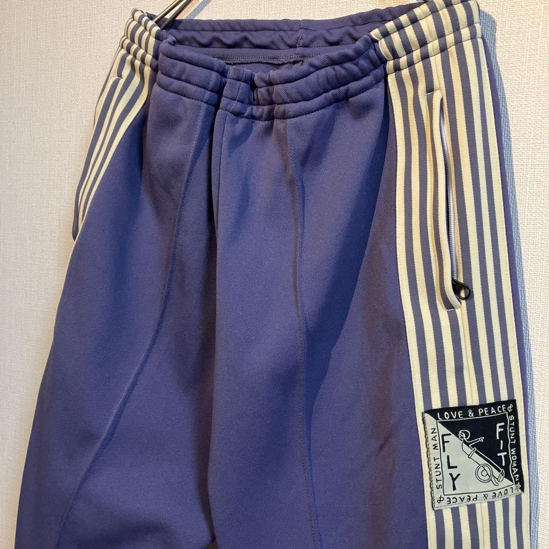 Kapital KAPITAL Smooth Jersey Stuntman & Woman Track Pants Purple 3 Size US 29 - 2 Thumbnail