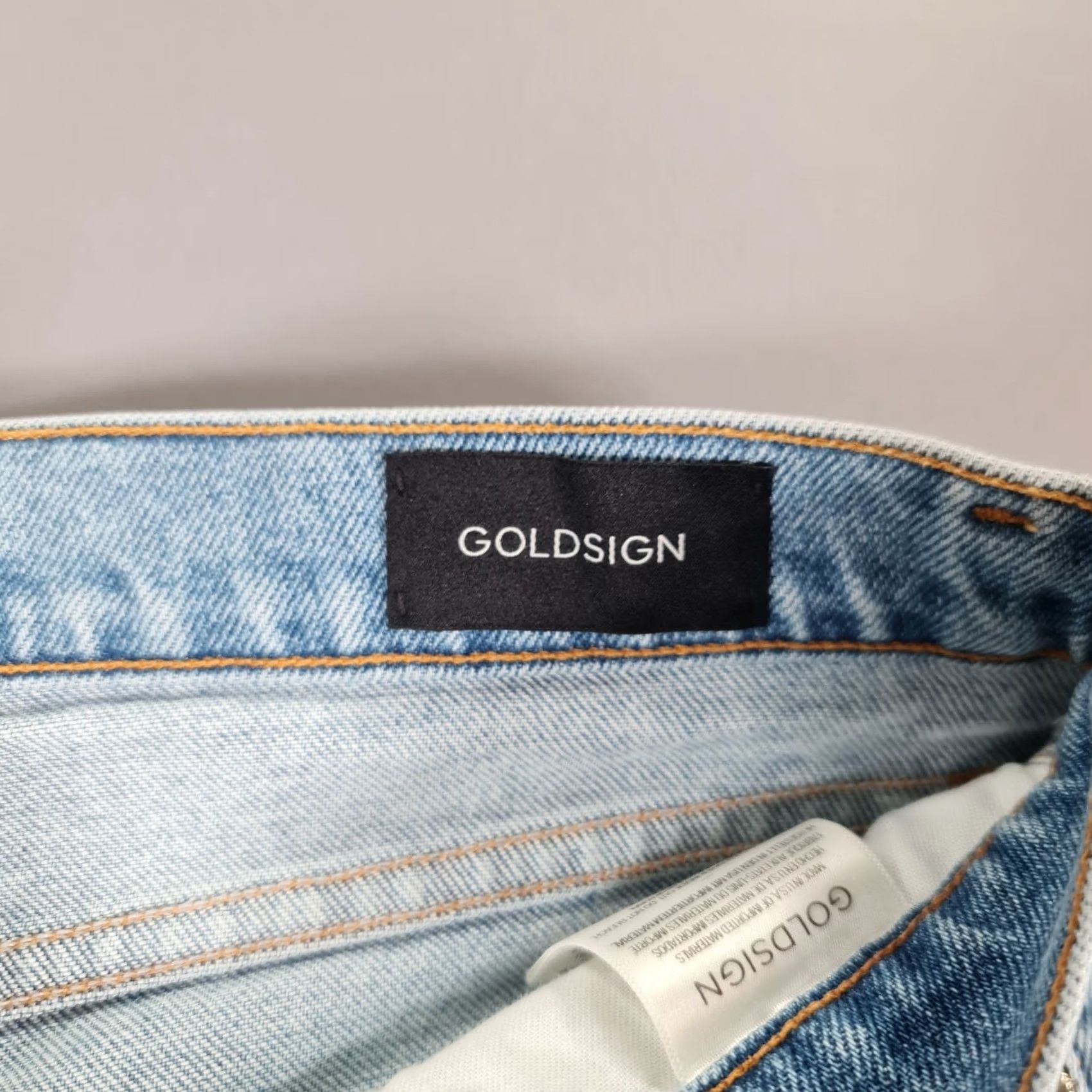 GOLDSIGN GOLDSIGN Womens Bootcut Jeans Blue W27 L30 High Rise Stretch Denim Size 27" / US 4 / IT 40 - 4 Thumbnail