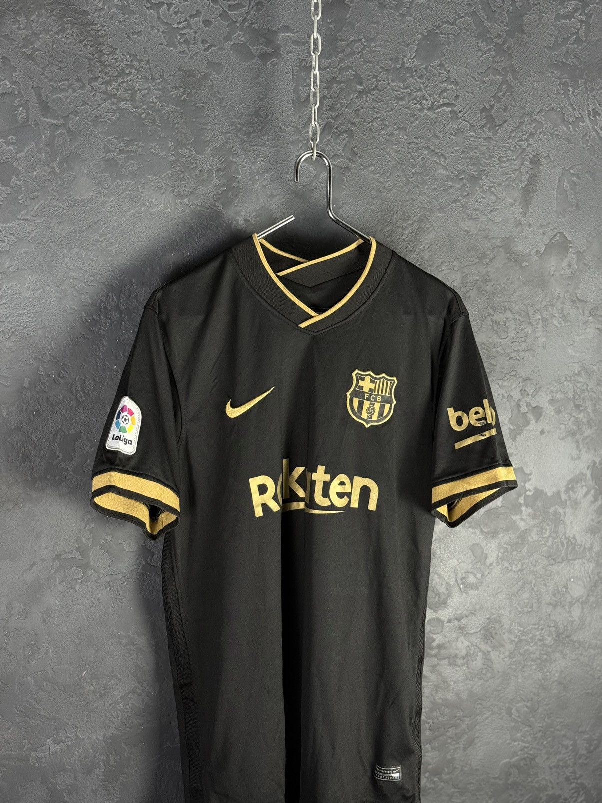 Nike Nike Frenkie de Jong Black Barcelona 2020/21 Away Jersey Size US XL / EU 56 / 4 - 3 Thumbnail