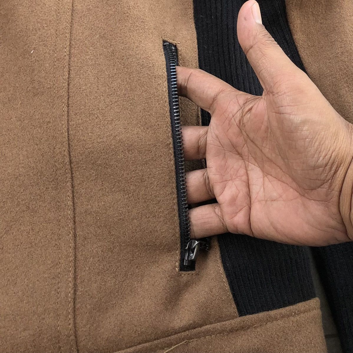 semanticdesign Japanese Brand Semantic Design Black Rip Wool Jacket Size US M / EU 48-50 / 2 - 7 Thumbnail