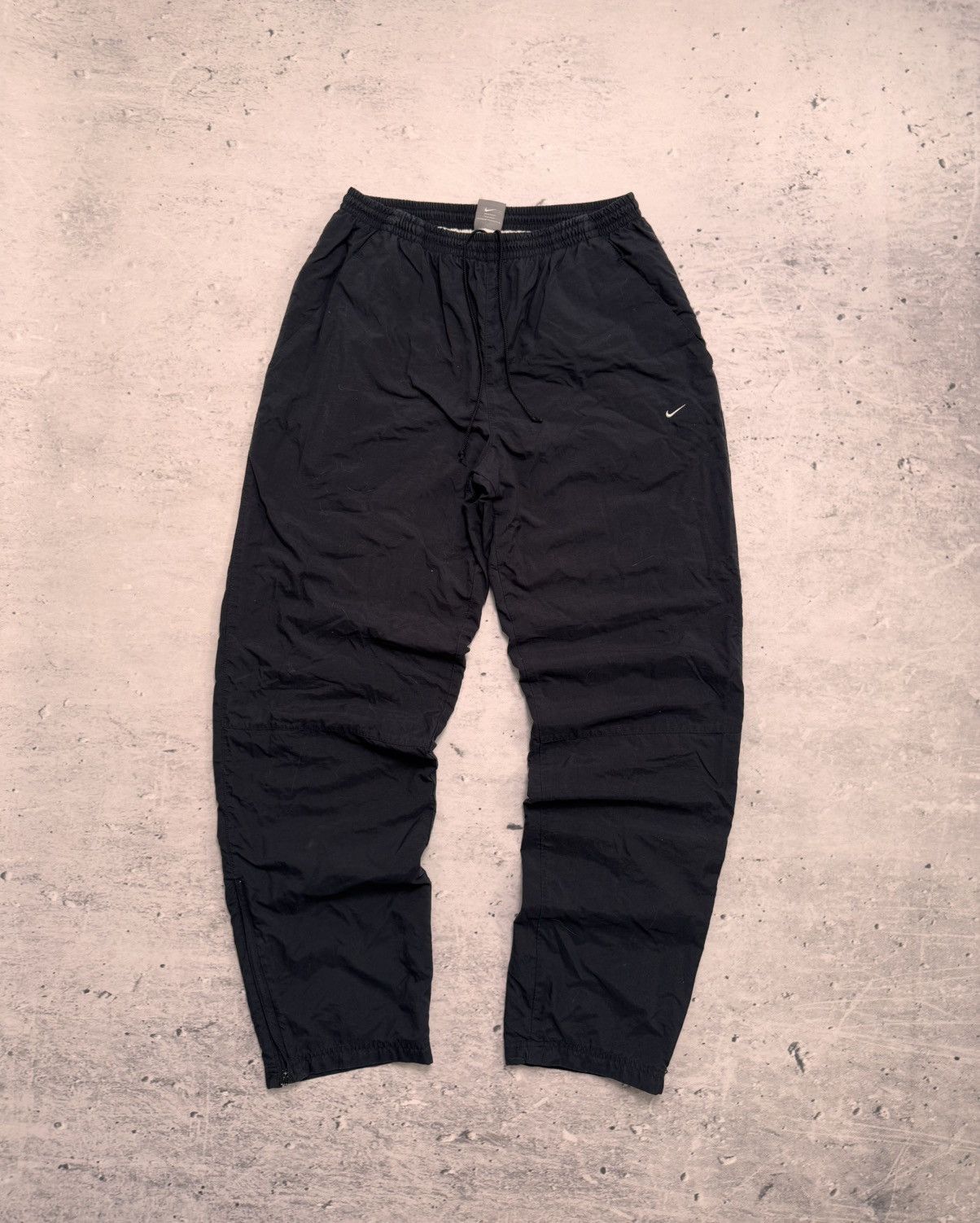 Nike × Vintage NIKE VINTAGE BASIC LOGO OVERSIZE BAGGY PANTS Size US 34 / EU 50 - 1 Thumbnail