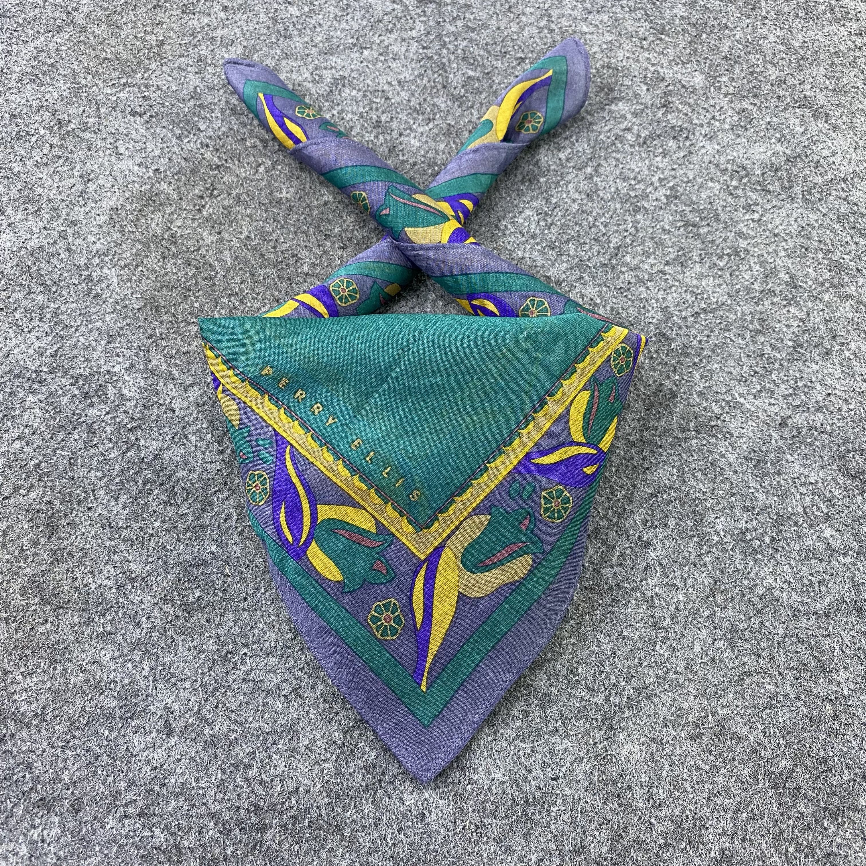 Perry Ellis Perry Ellis Handkerchief Neckerchief Bandana-B1573 Size ONE SIZE - 2 Thumbnail