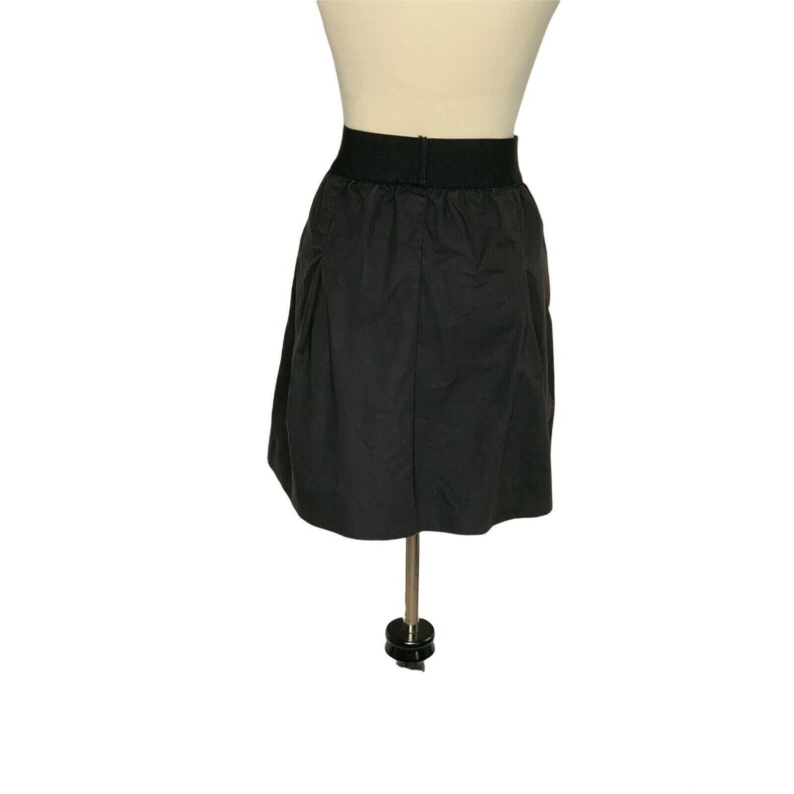 J.Crew J. CREW Dark Gray/black pull on mini Skirt Size 0 Size 25" / US 0 / IT 36 - 2 Thumbnail