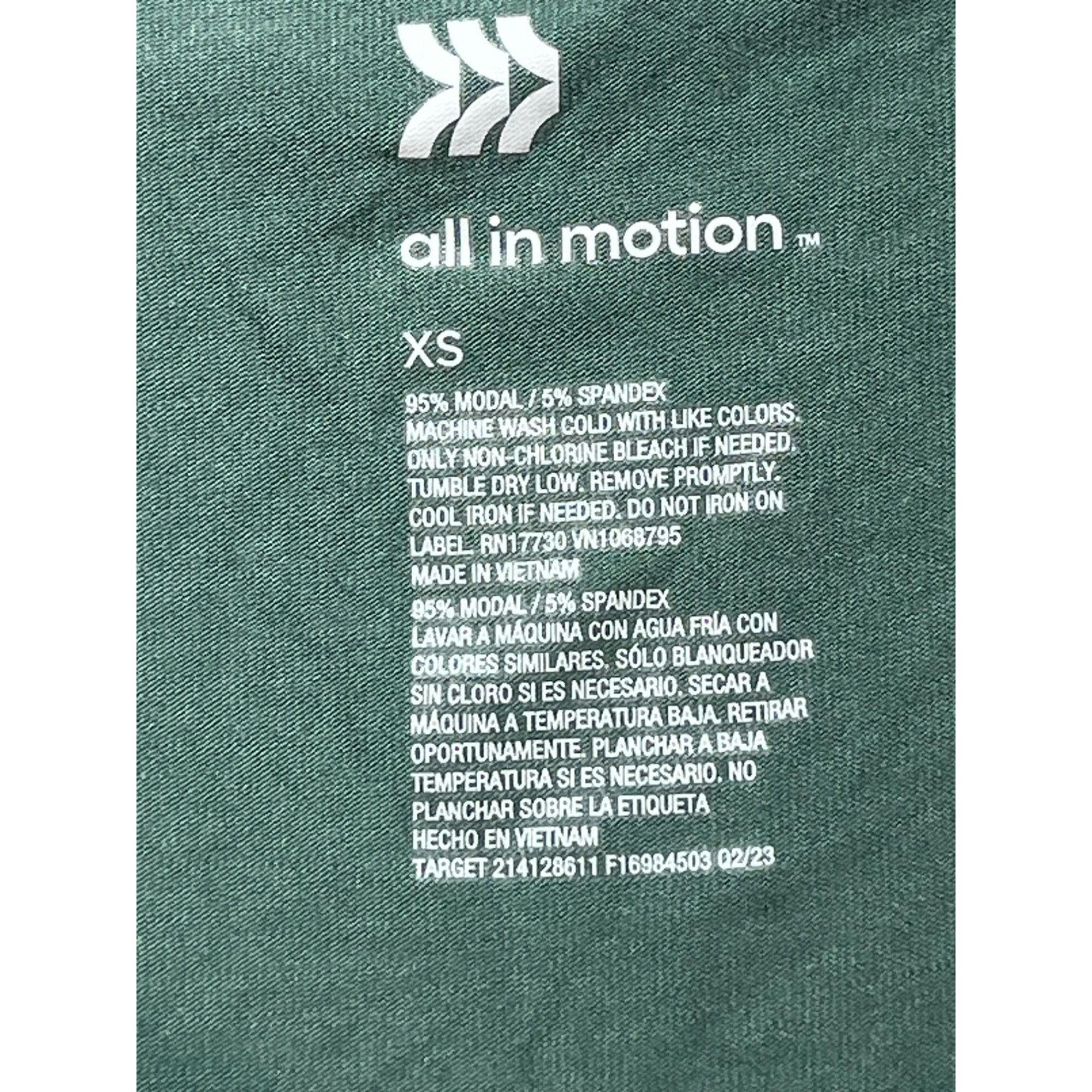 Other All In Motion - Women's Side Slit Long Sleeve Top - Green - Size XS / US 0-2 / IT 36-38 - 10 Thumbnail