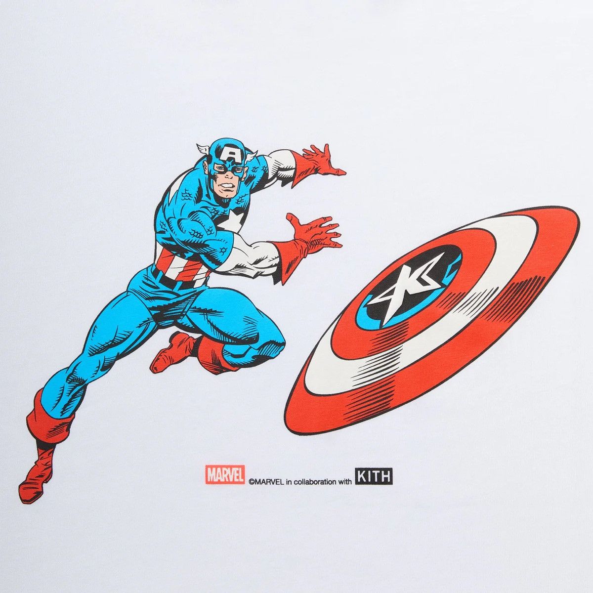 Kith × Marvel Comics Kith Marvel Captain America Vintage Tee Size US L / EU 52-54 / 3 - 3 Thumbnail