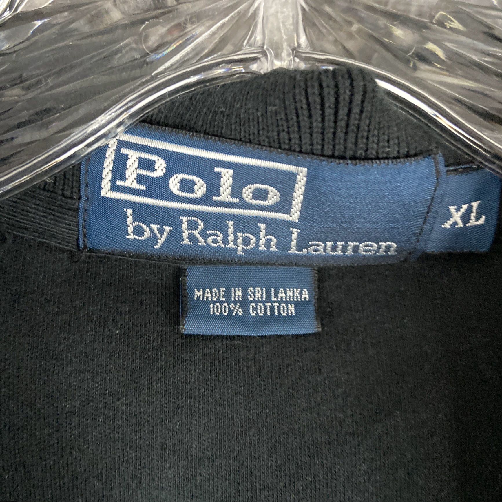 Polo Ralph Lauren VINTAGE Polo Ralph Lauren Polo Shirt Black Short Sleeve Men's XL Size US XL / EU 56 / 4 - 6 Thumbnail