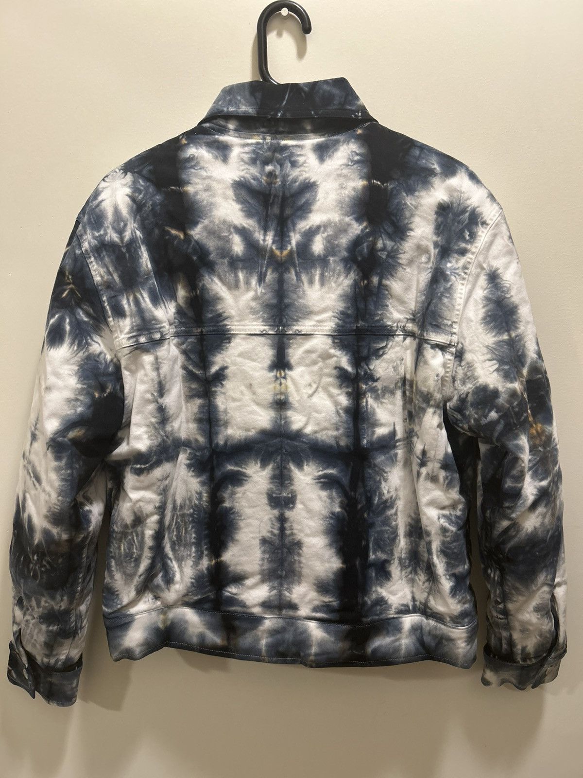 Nahmias Nahmias padded zip jacket blue tie dye Size US M / EU 48-50 / 2 - 2 Thumbnail