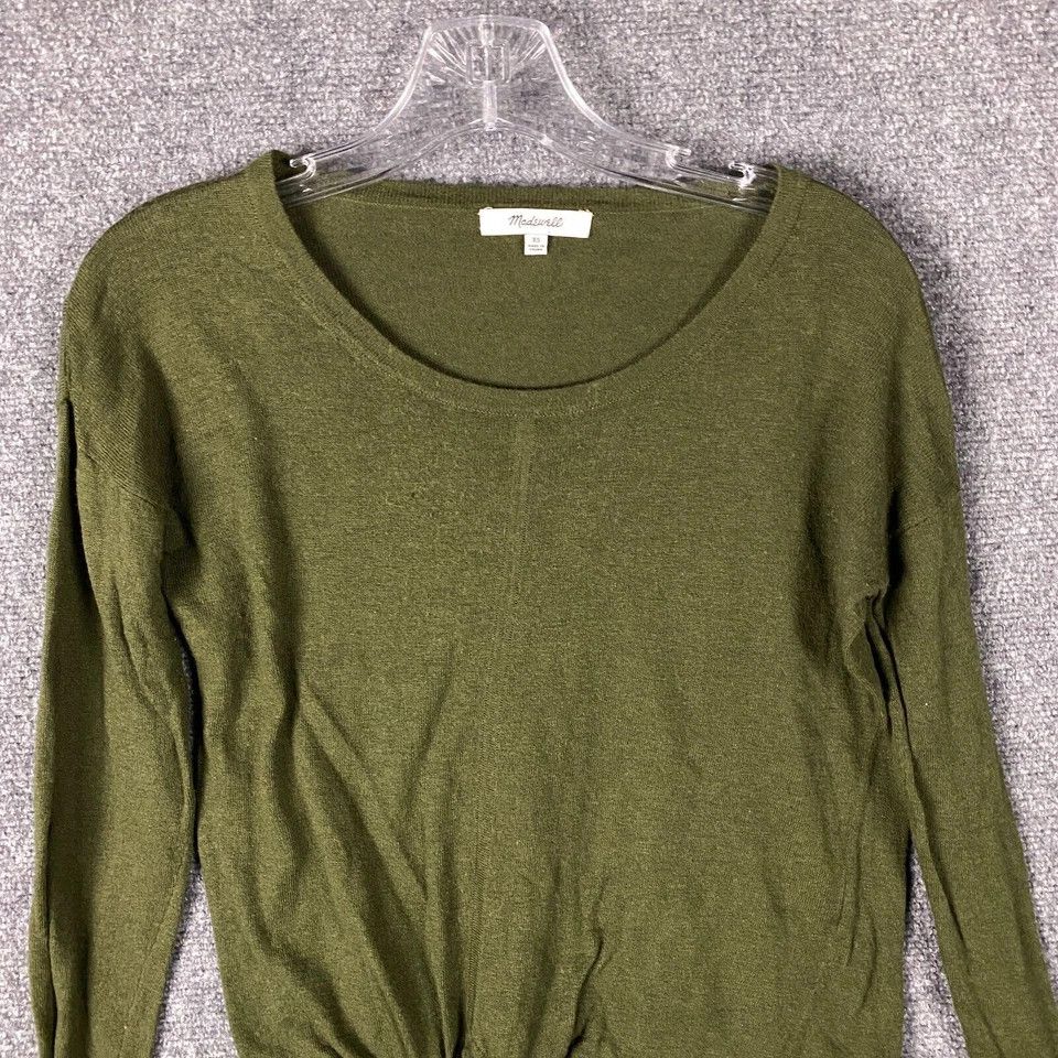 Madewell Madewell Top Women's XS Long Sleeve Green Adults X-Small Size XS / US 0-2 / IT 36-38 - 2 Thumbnail