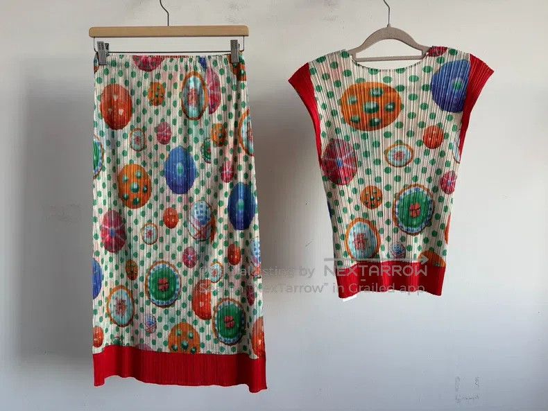 Issey Miyake Issey Miyake Color Block Short Sleeve Size L / US 10 / IT 46 - 2 Thumbnail