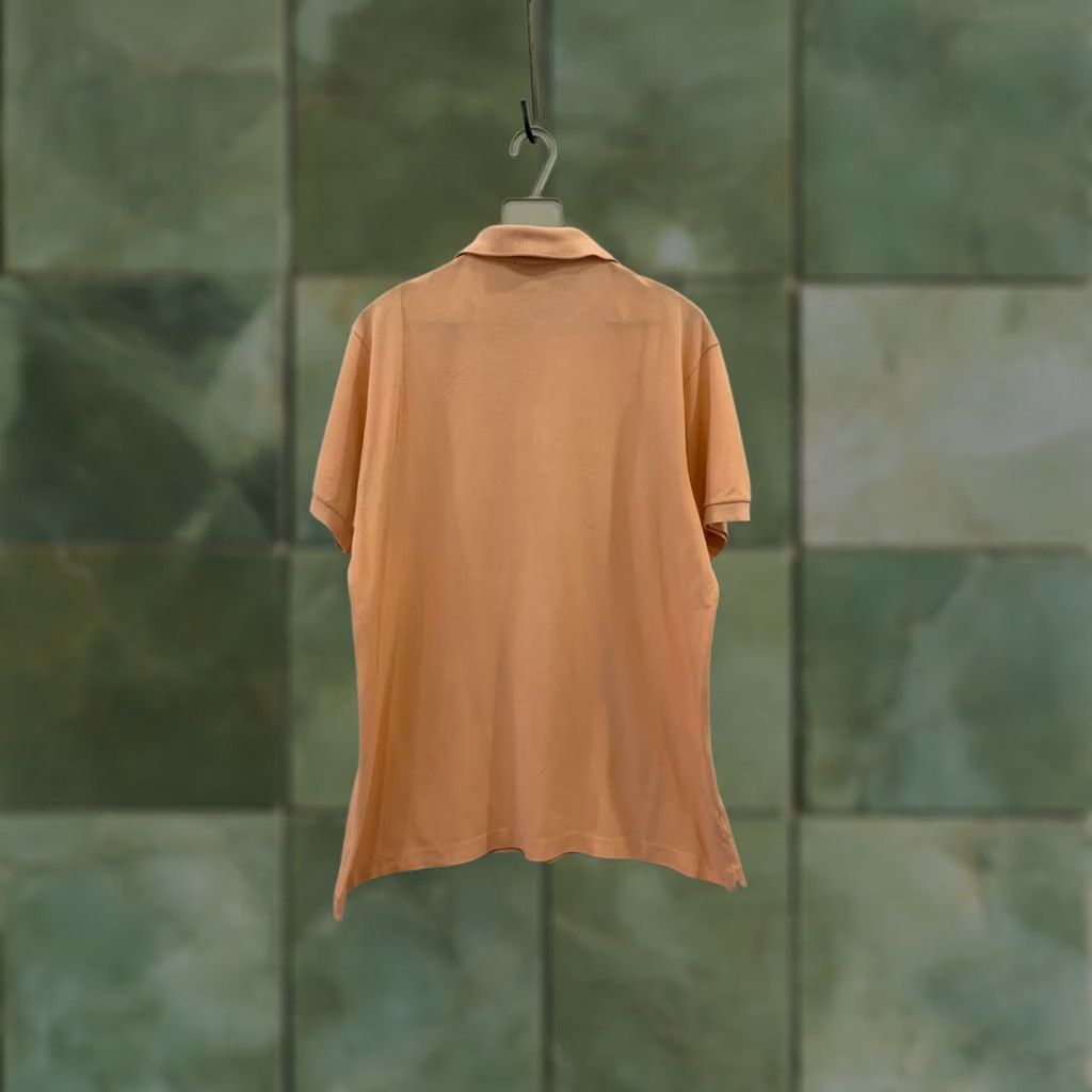 Lacoste VINTAGE Lacoste Polo Shirt Mens L Peach Pastel Orange Made in France Chemise Lacoste Size US L / EU 52-54 / 3 - 1 Thumbnail