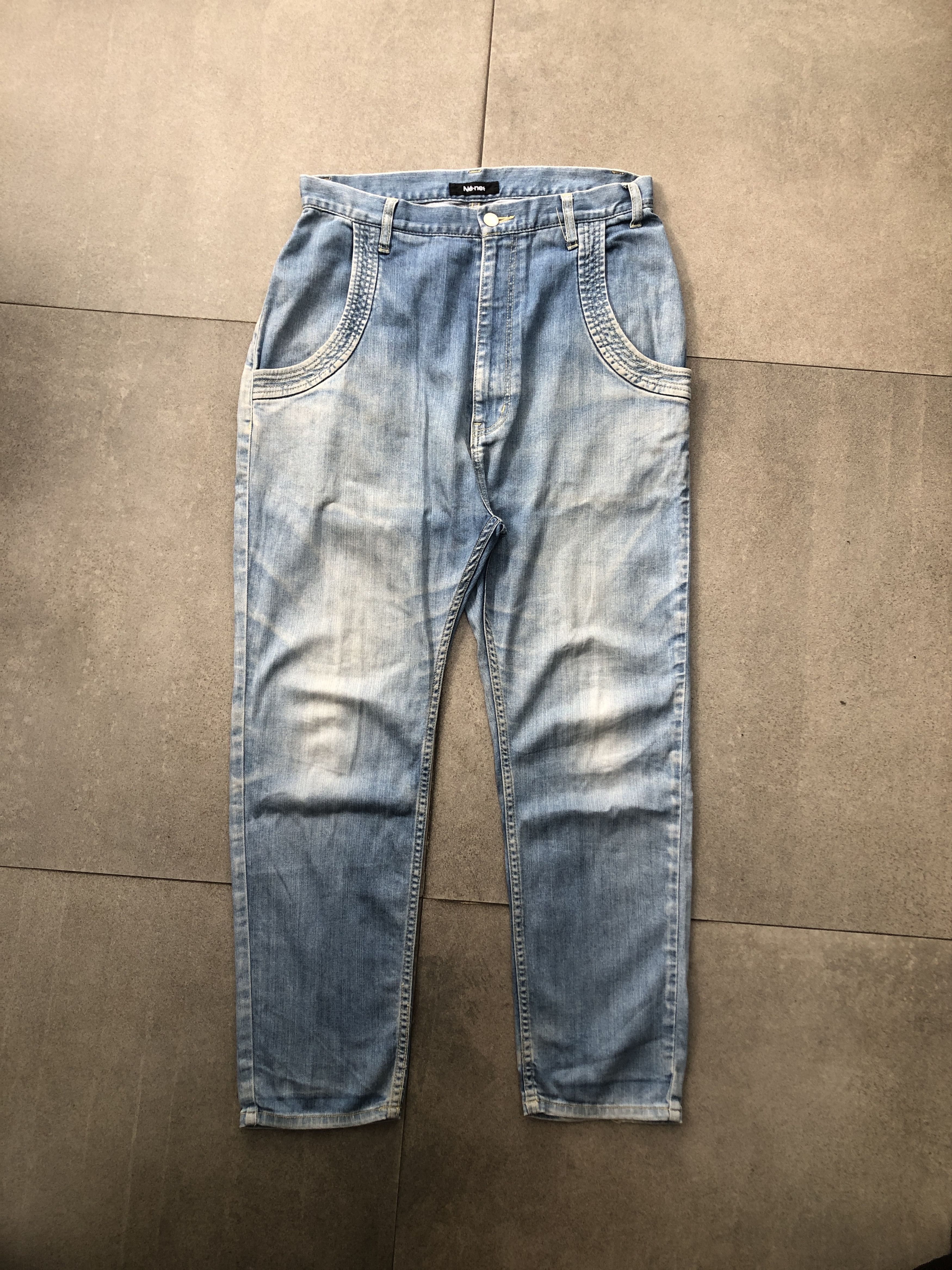 Ne-Net Archive Ne-net by Issey Miyake Character Embroidery Denim Size 30" / US 8 / IT 44 - 1 Thumbnail