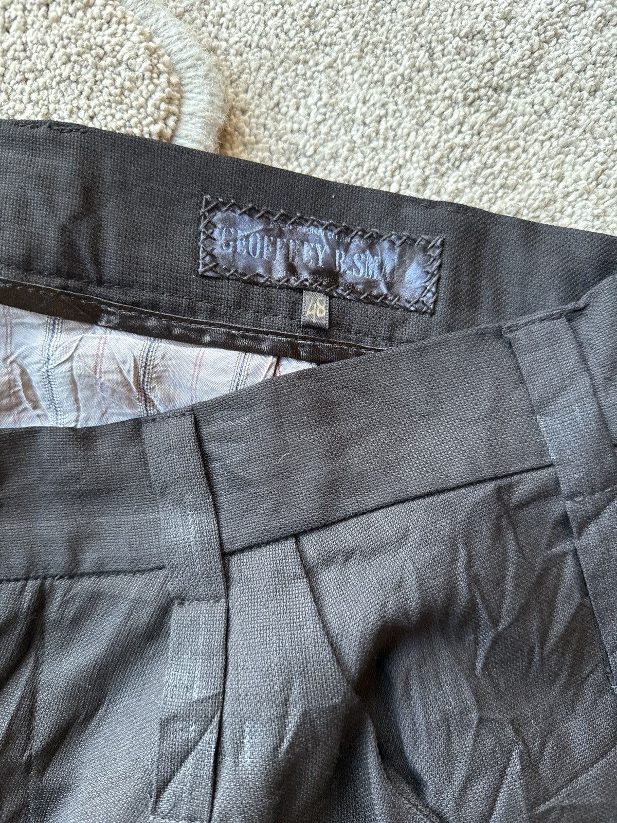 Geoffrey B. Small Accident Dyed Volume Trousers Size US 34 / EU 50 - 2 Thumbnail