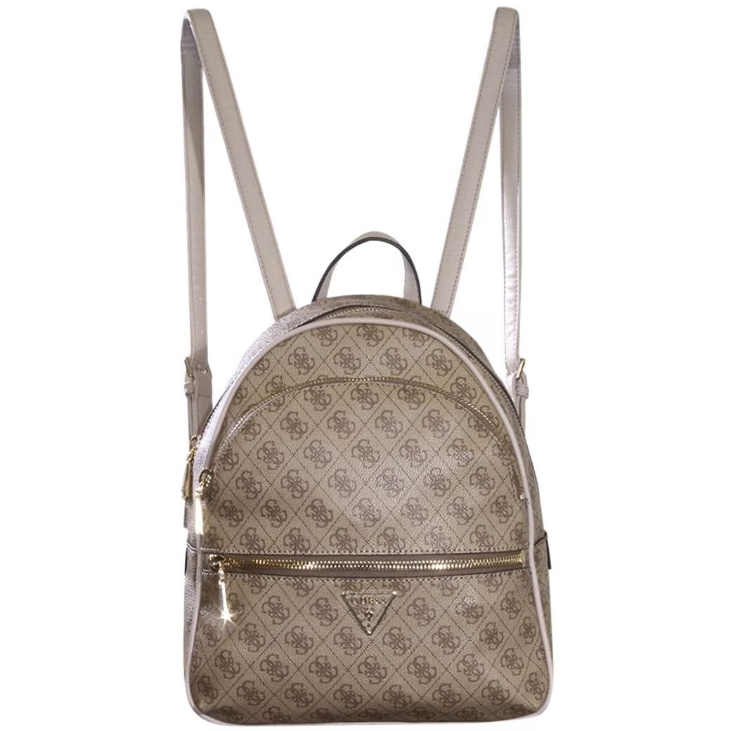 Guess Guess Women's Manhattan Backpack Latte Logo Large Bag Size ONE SIZE - 6 Thumbnail