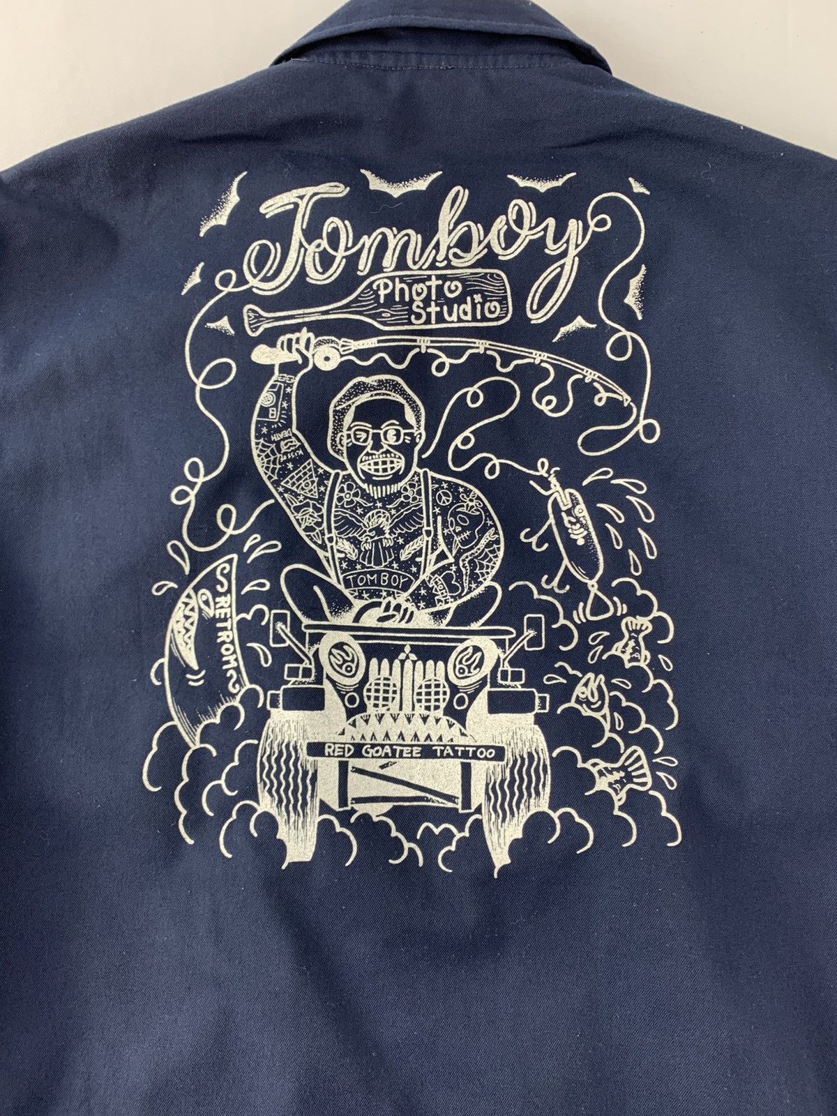 Lee Lee Tomboy Photo Edition Workwear Graphic Screen Printed Size US L / EU 52-54 / 3 - 4 Thumbnail