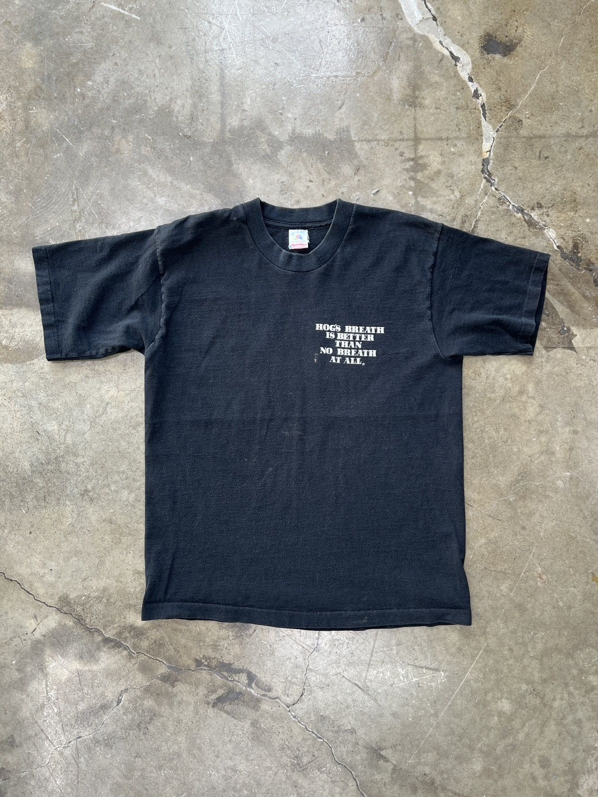 Vintage Vintage Hogs Breathe Better Saloon Singel Stitch Tee Large Size US L / EU 52-54 / 3 - 5 Thumbnail