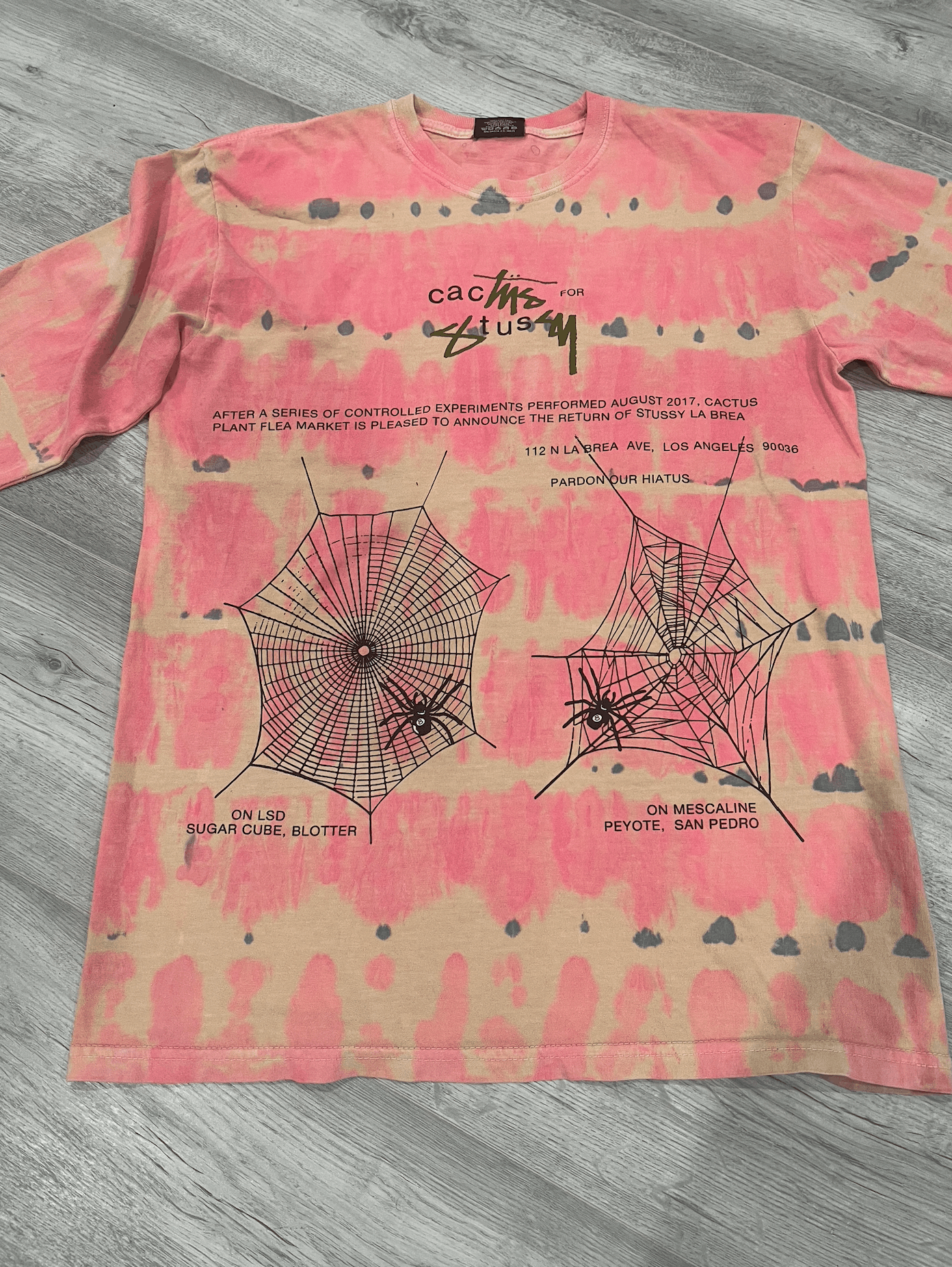 Stussy x Cactus Plant Flea Market La Brea Long Sleeve