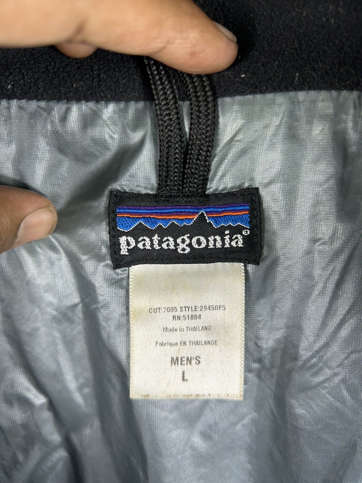 Patagonia × Vintage ⚡️Vintage Patagonia Hooded Nylon Puffer Style Jacket Size US L / EU 52-54 / 3 - 11 Thumbnail