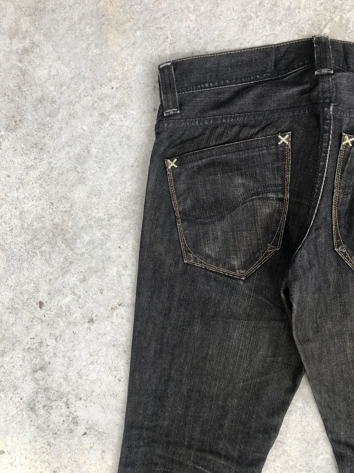 Lee Japanese Lee Flared Jeans Distressed Jeans Size US 33 - 9 Thumbnail
