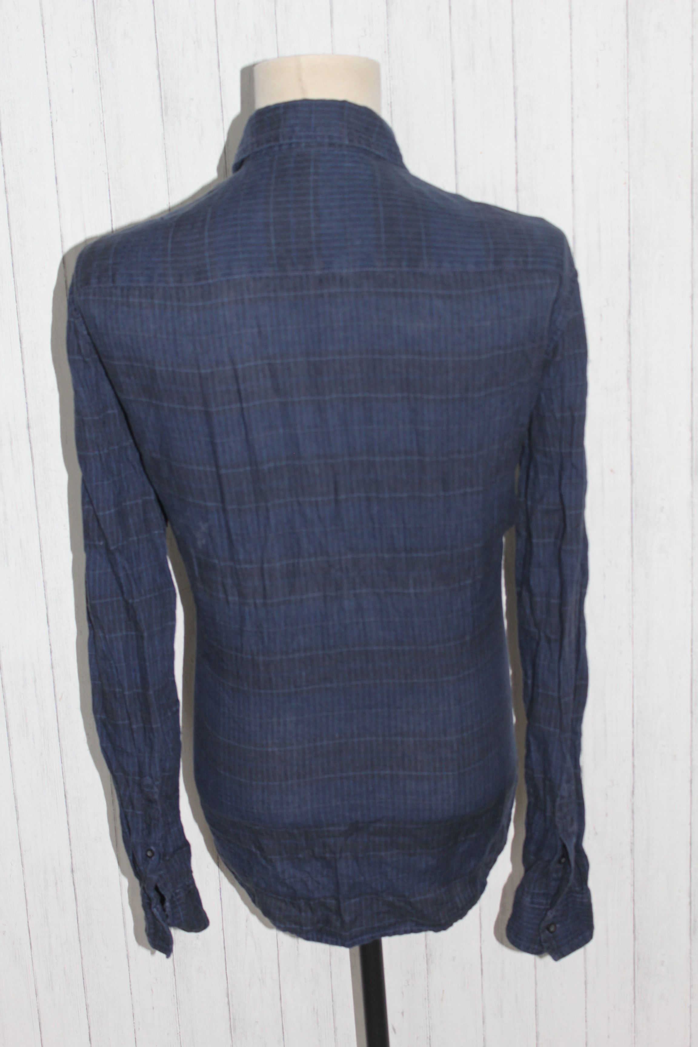 Armani Exchange Men's Armani Exchange Long Sleeve Linen Shirt Top Size L Size US L / EU 52-54 / 3 - 5 Thumbnail
